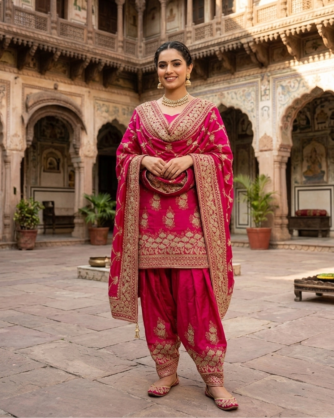 Bridal Unstitched suit