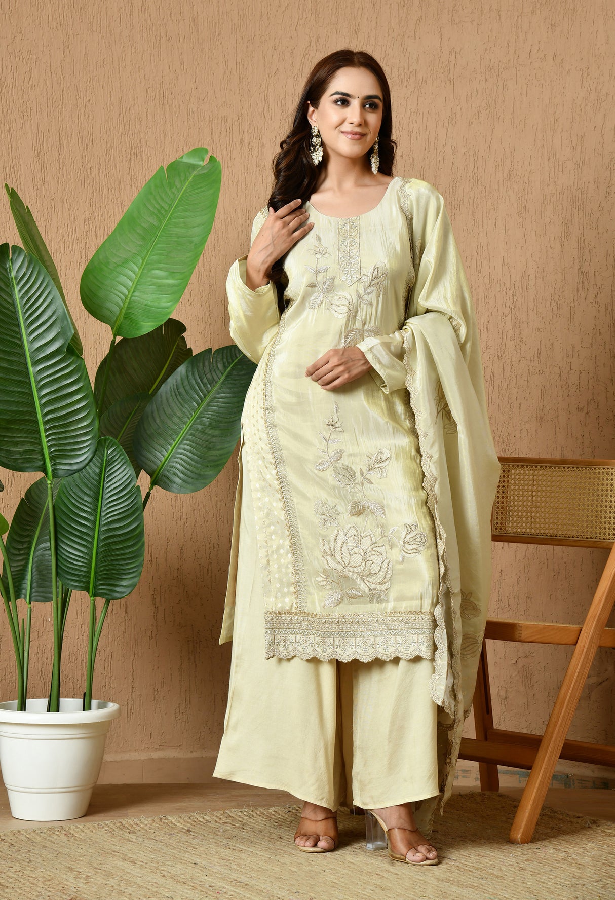 Nakhra Nawabi – Embroidered Luxe Suit Set