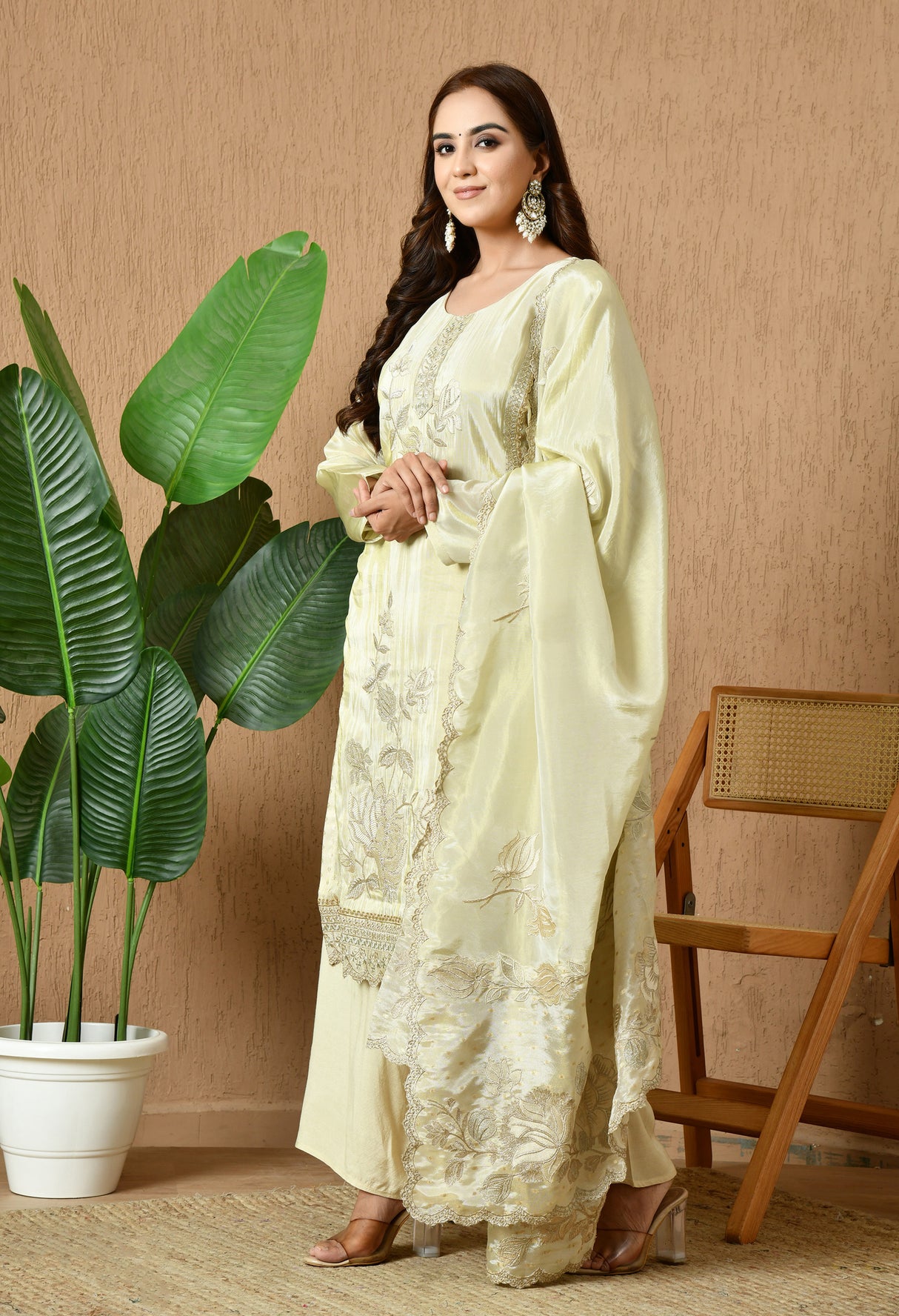 Nakhra Nawabi – Embroidered Luxe Suit Set