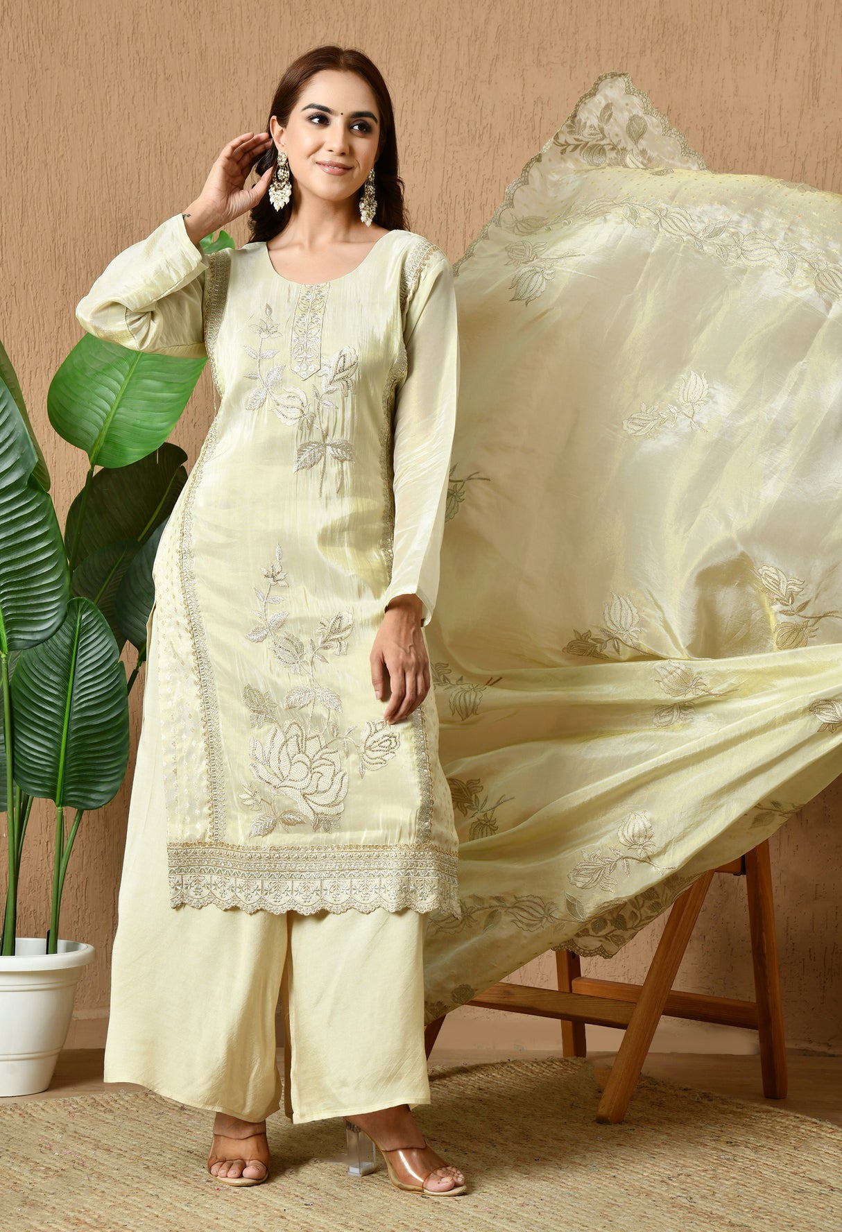 Nakhra Nawabi – Embroidered Luxe Suit Set