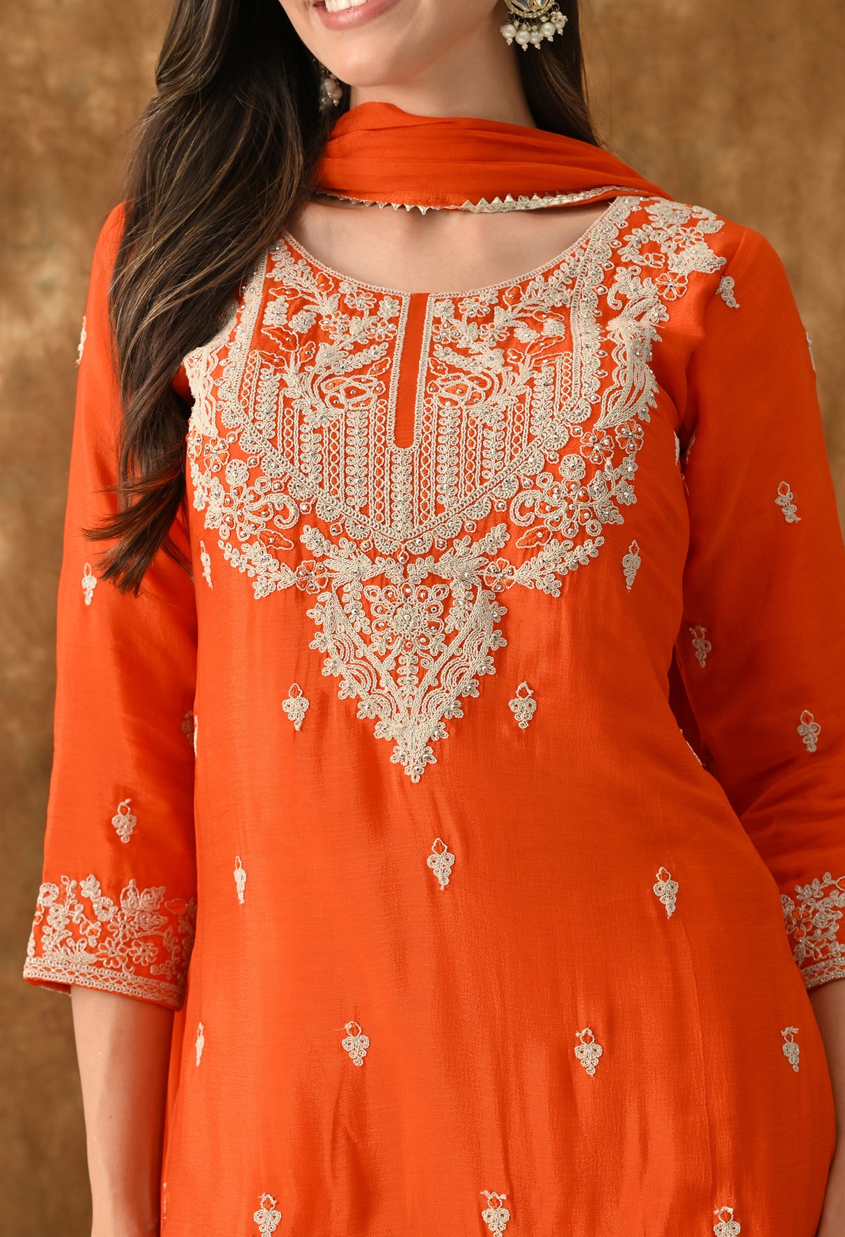 Amber Jaal Sharara Set
