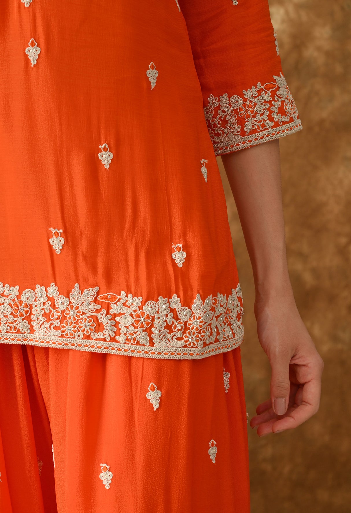 Amber Jaal Sharara Set