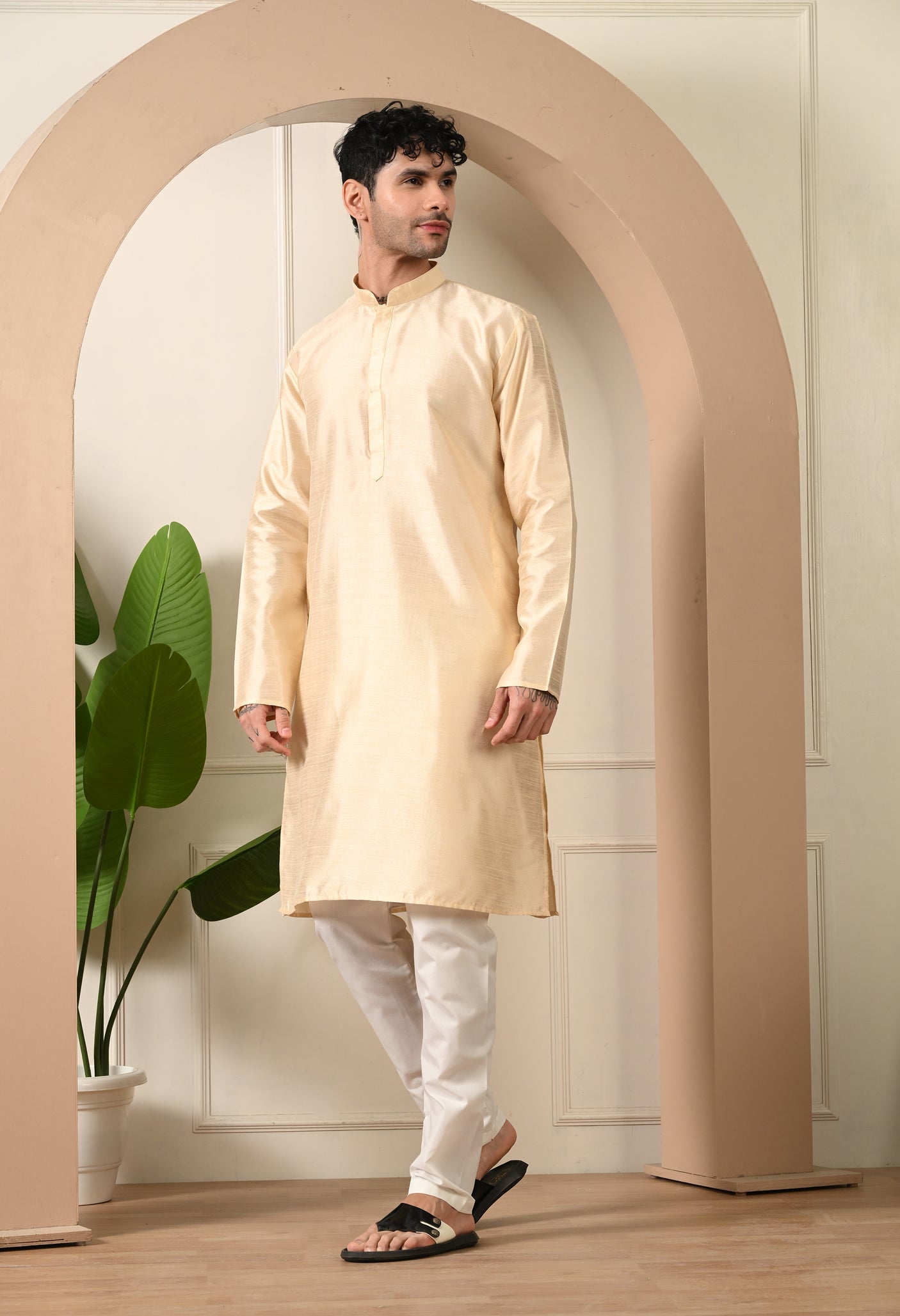Solid Plain Kurta Pajama