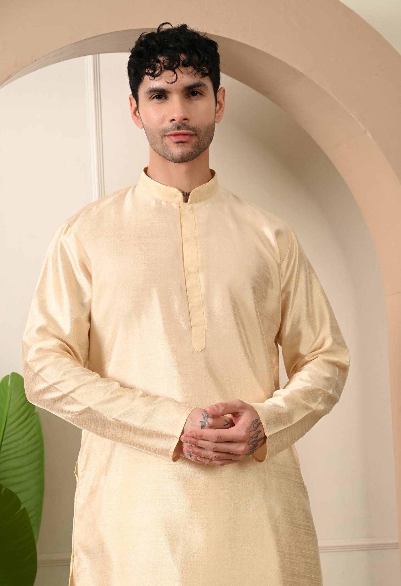 Solid Plain Kurta Pajama