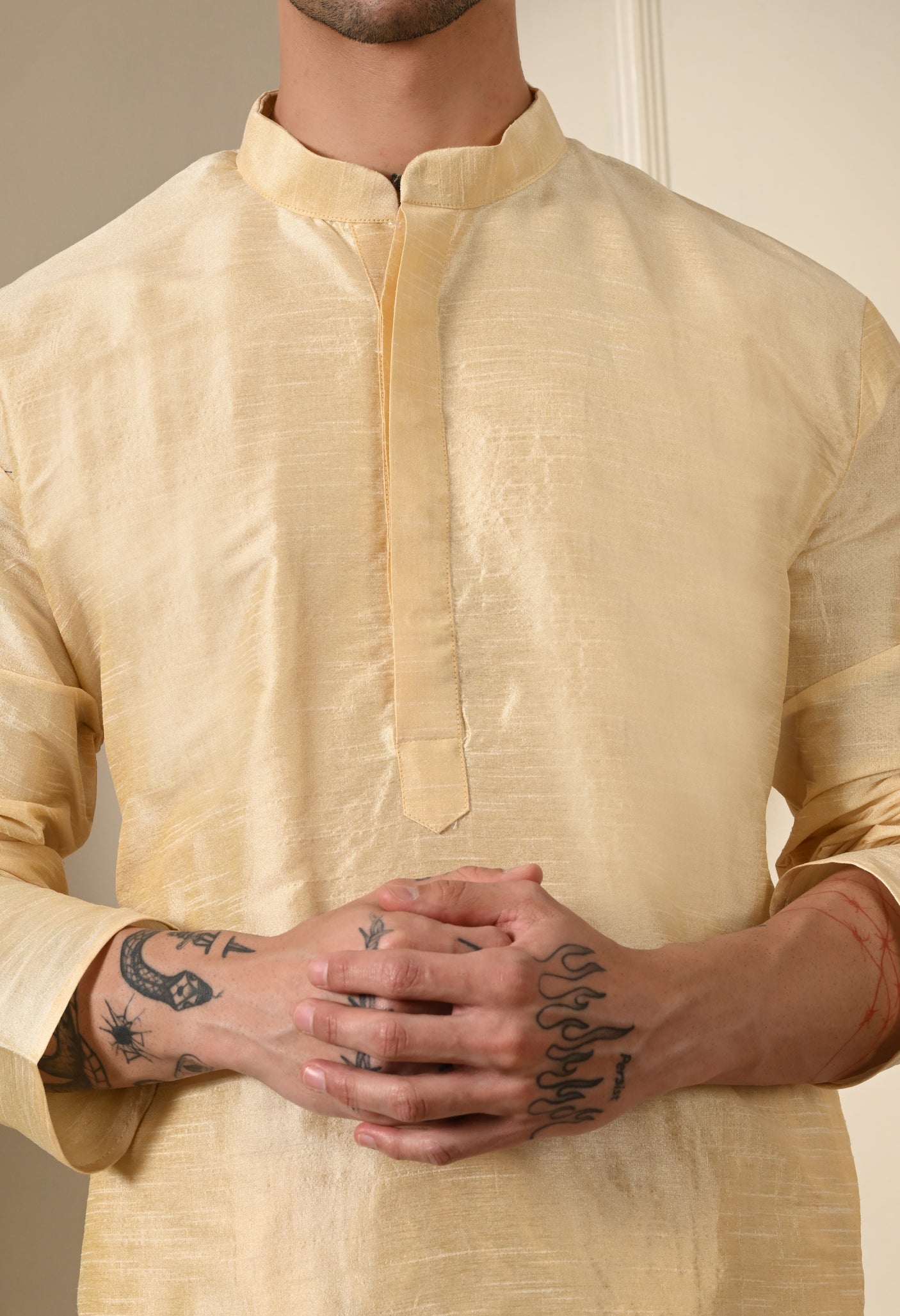 Brown Kurta Pajama Set