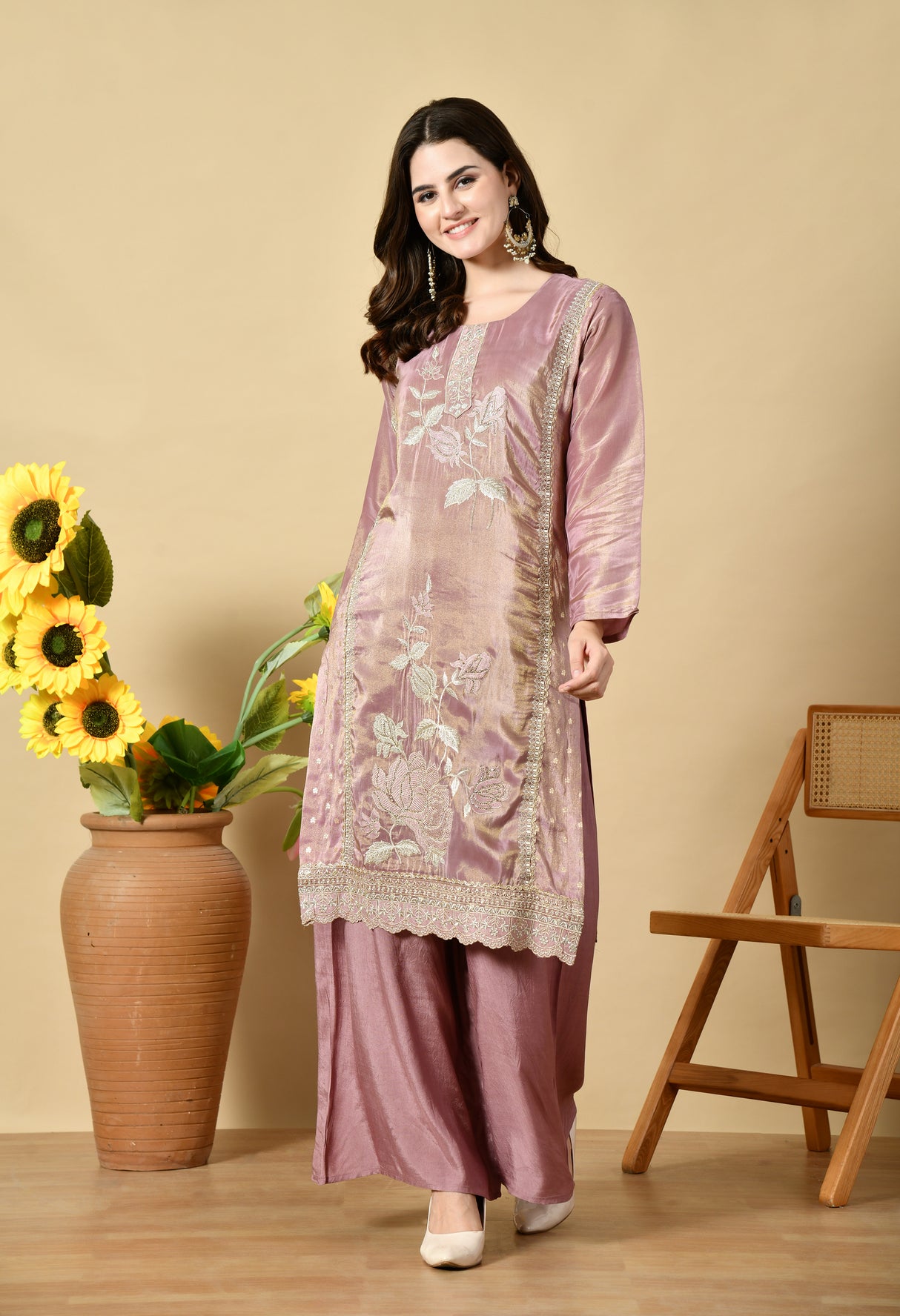 Nakhra Nawabi – Embroidered Luxe Suit Set