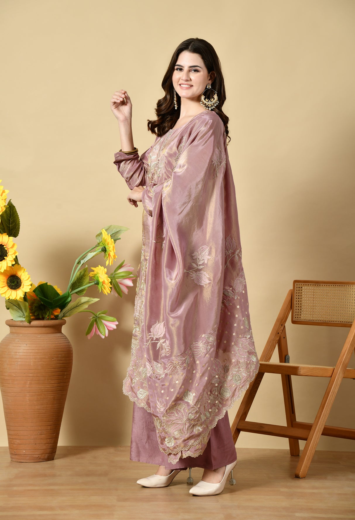 Nakhra Nawabi – Embroidered Luxe Suit Set