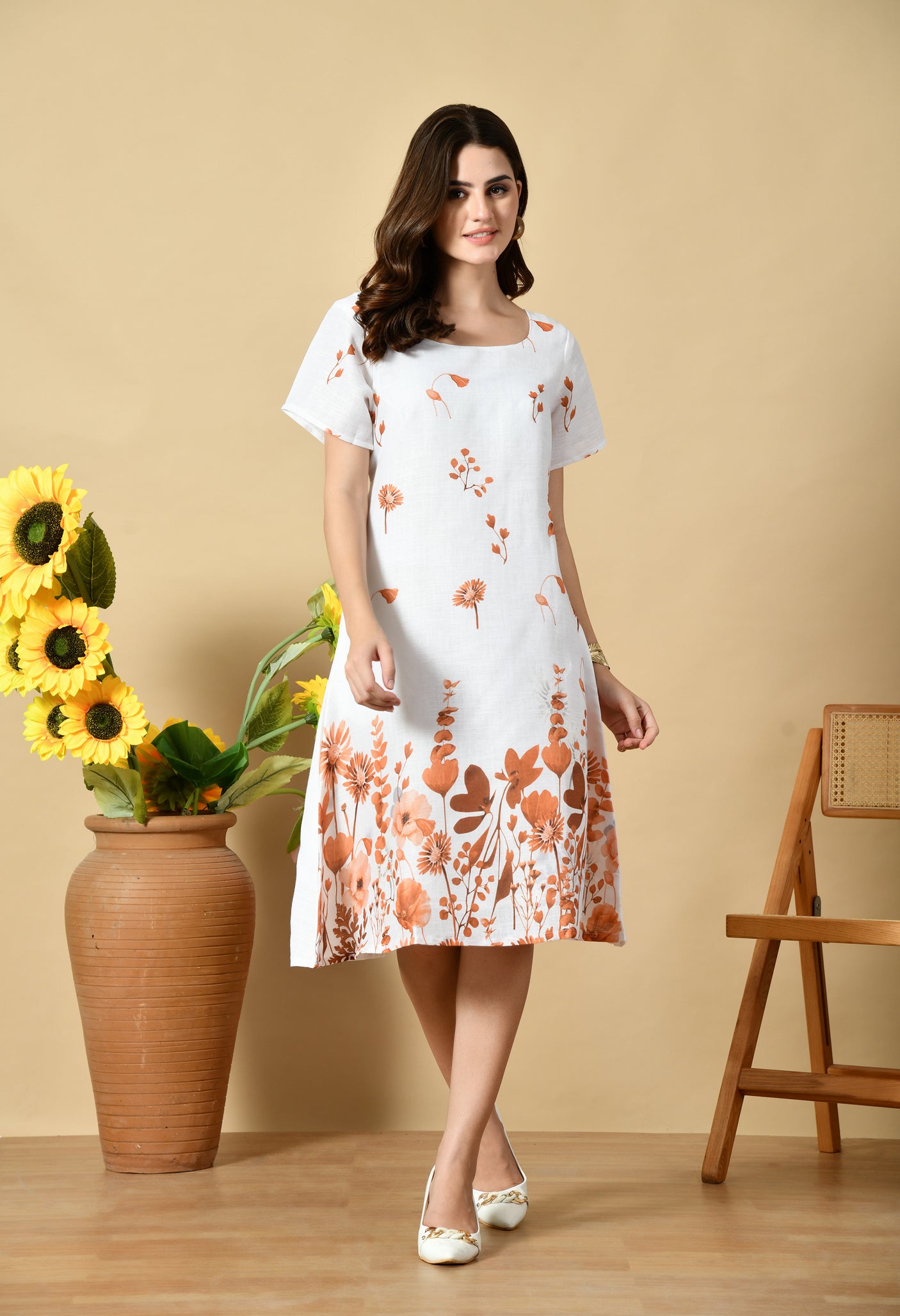Blossom Breeze Cotton Kurti