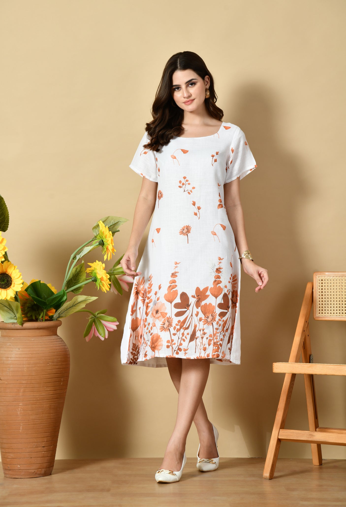 Blossom Breeze Cotton Kurti