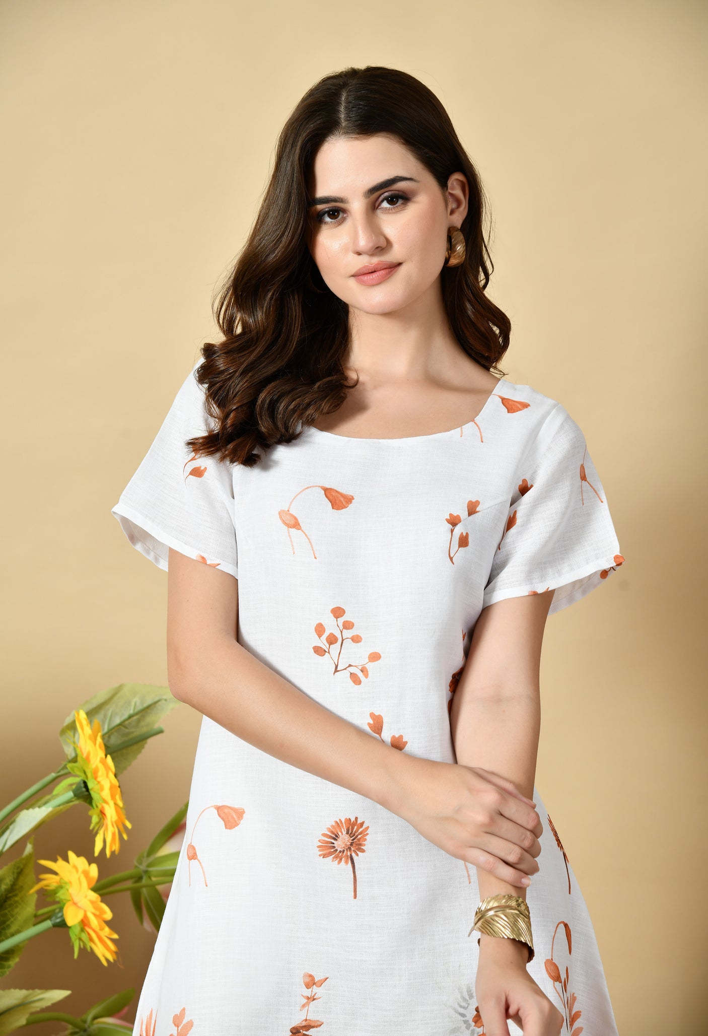 Blossom Breeze Cotton Kurti