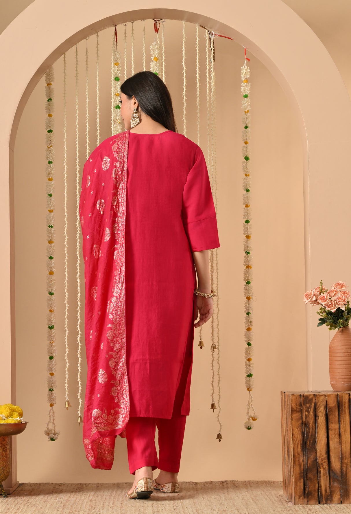 Utsavi Teal suit Set