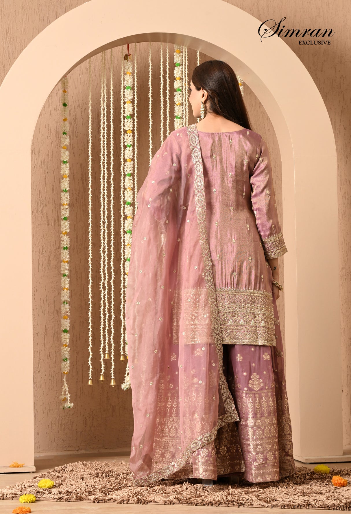 Heer Zari Heavy Work Sharara Suit