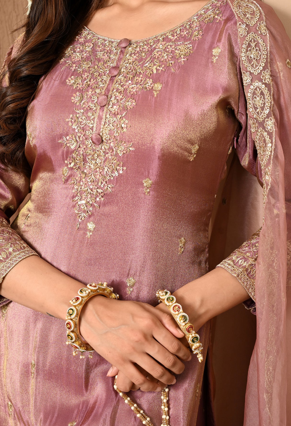 Heer Zari Heavy Work Sharara Suit