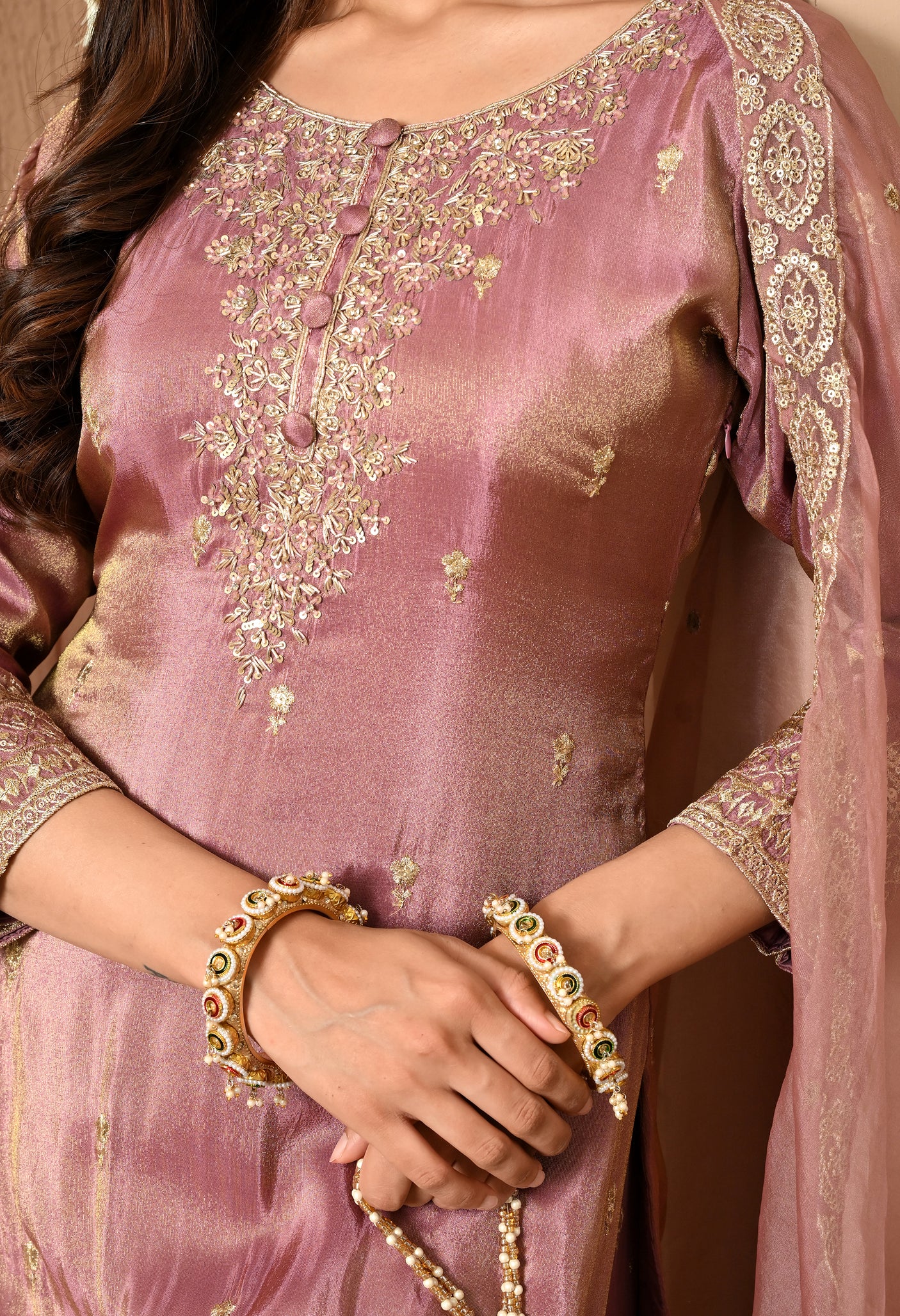 Heer Zari Heavy Work Sharara  Suit