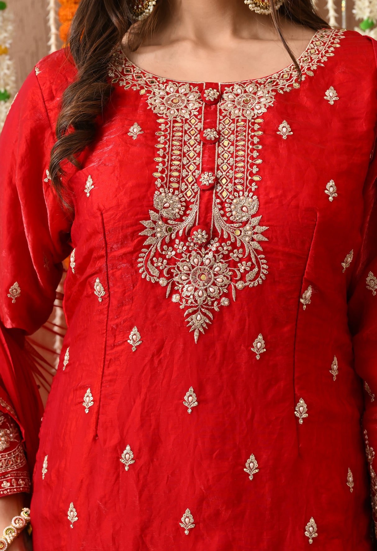 Hand Embroidery Heavy Suit