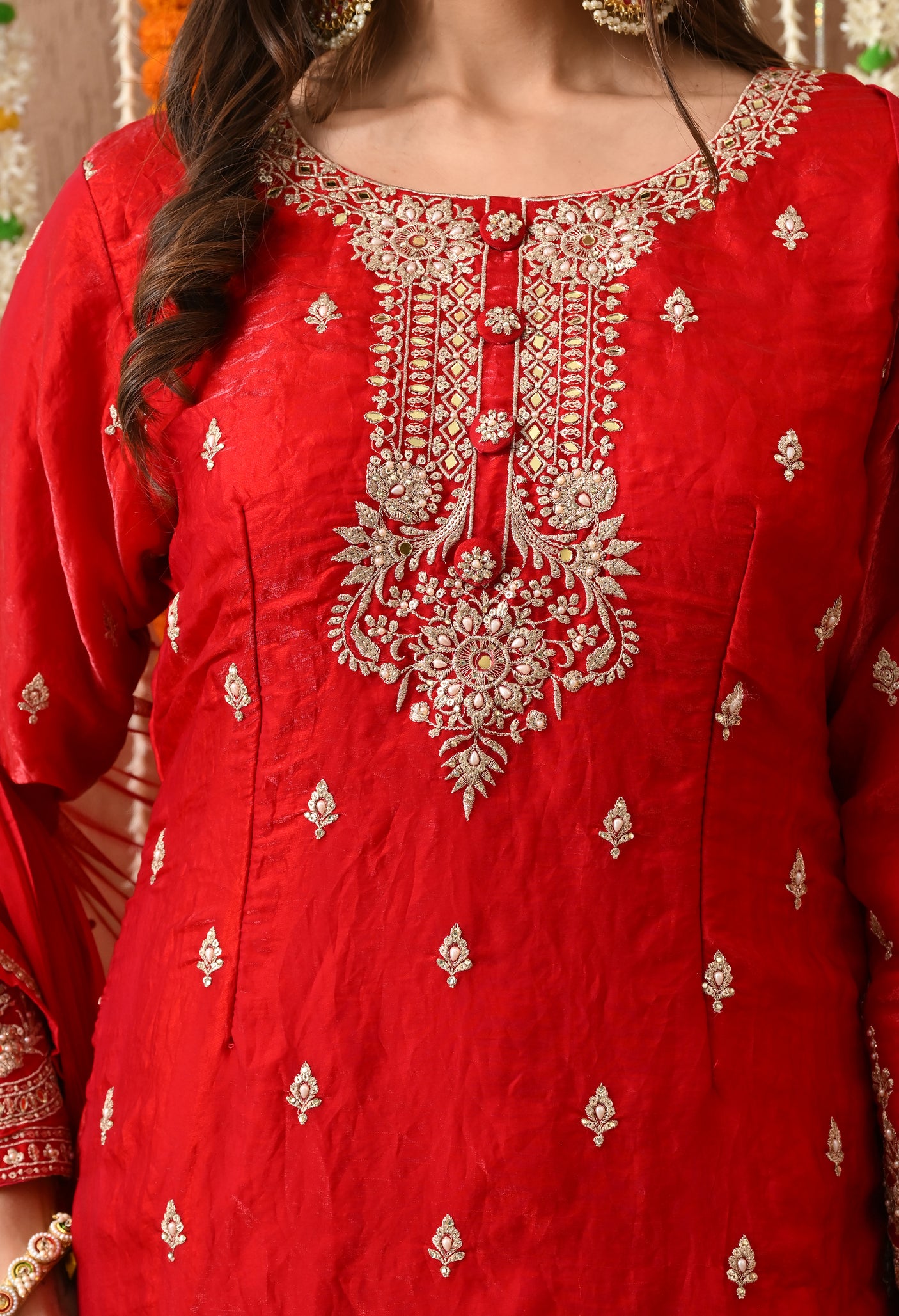 Hand Embroidery Heavy Suit