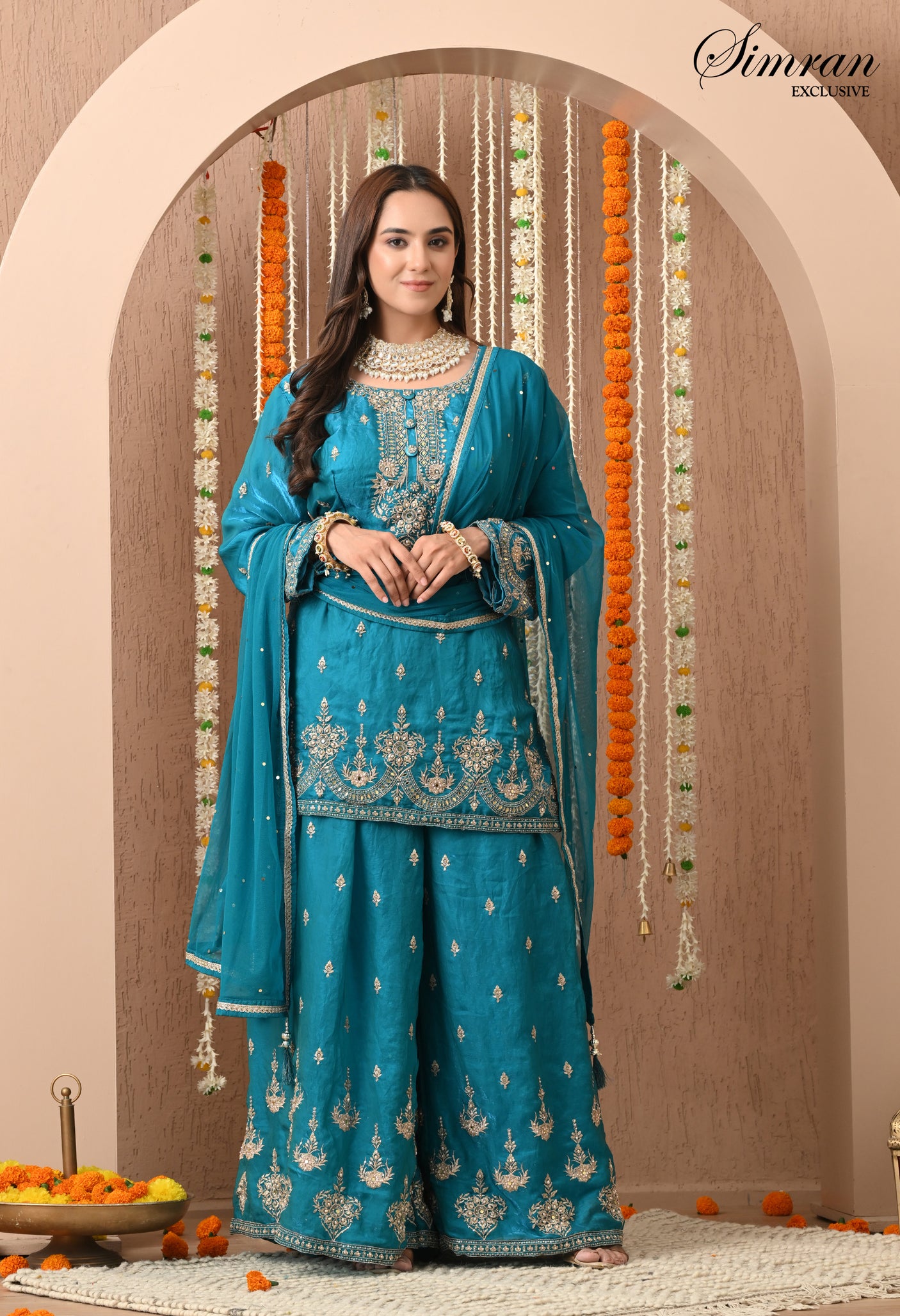 Hand Embroidery Heavy Suit