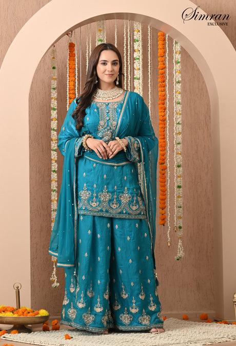 Hand Embroidery Heavy Suit