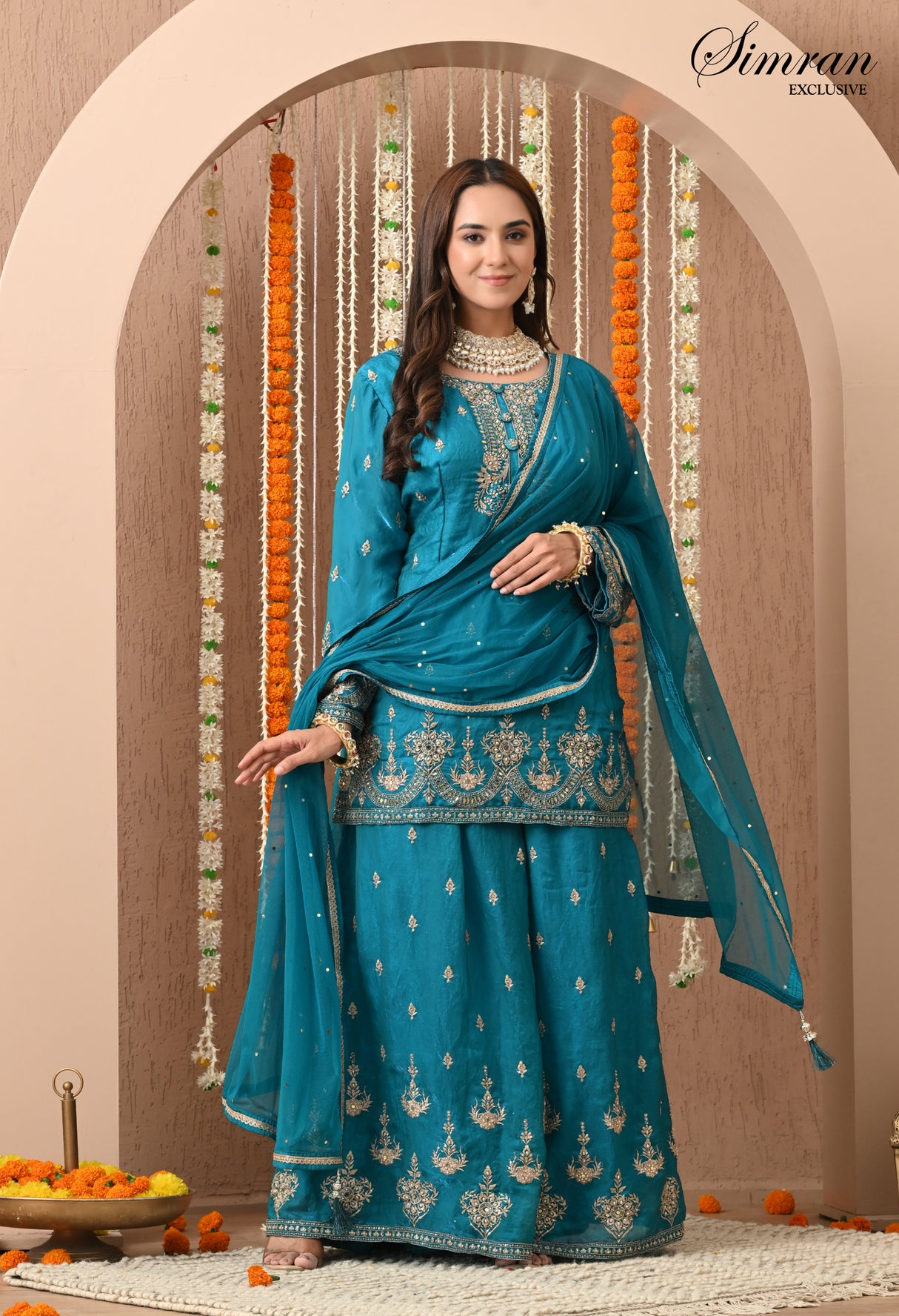 Hand Embroidery Heavy Suit