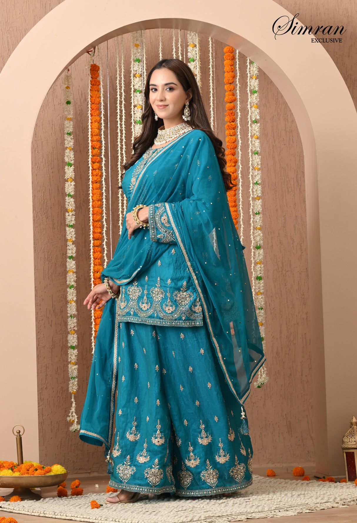 Hand Embroidery Heavy Suit