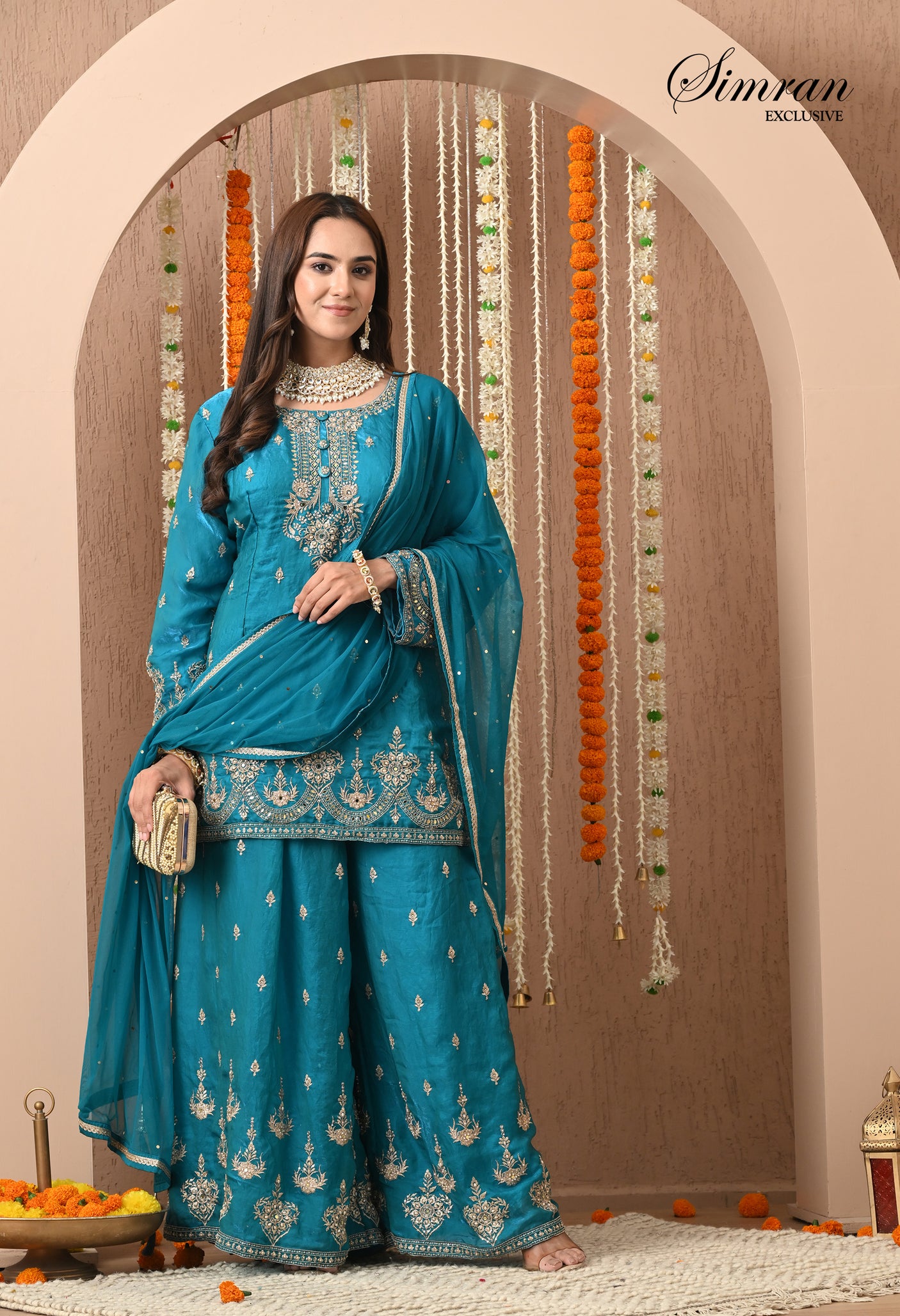 Hand Embroidery Heavy Suit