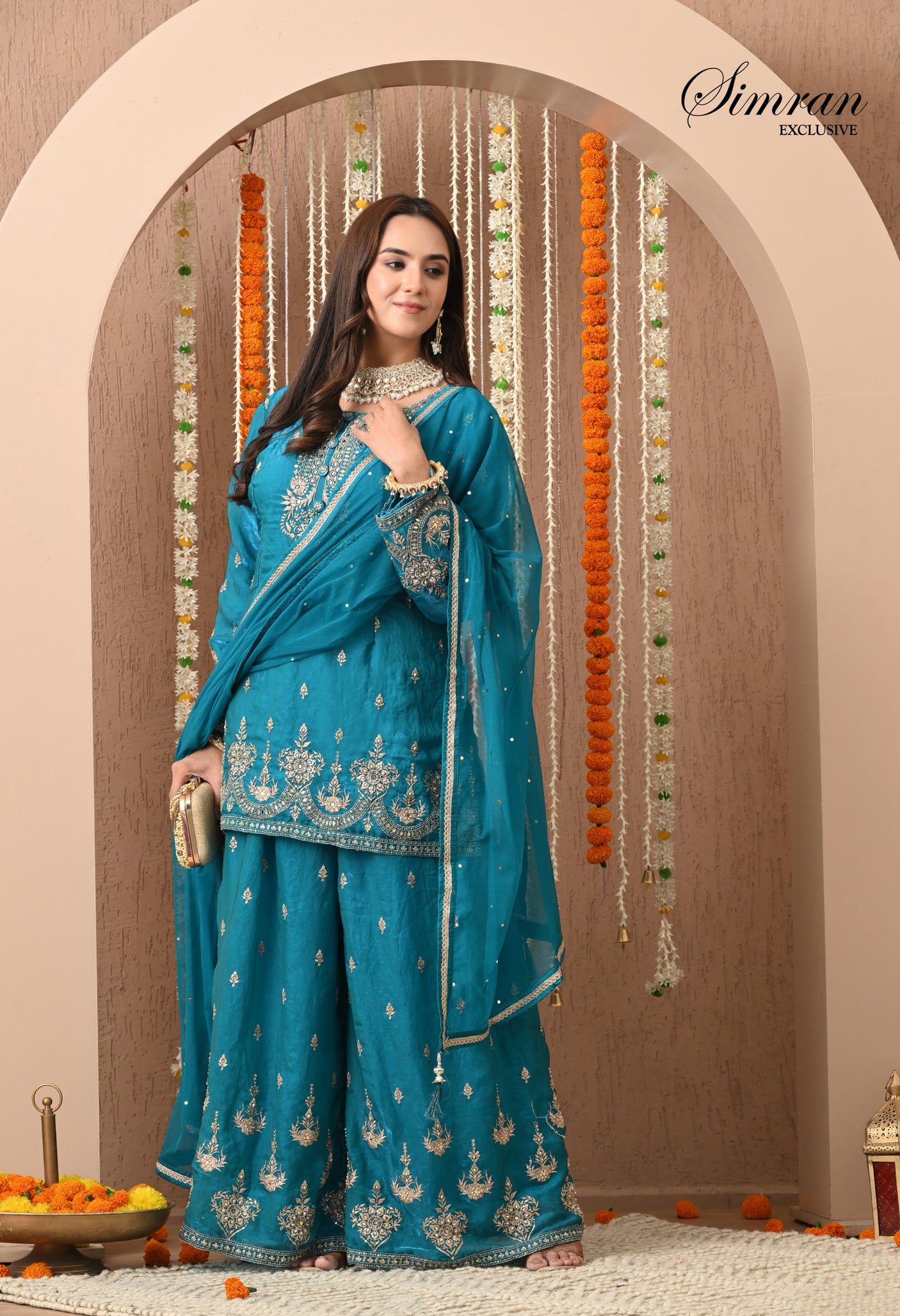 Hand Embroidery Heavy Suit