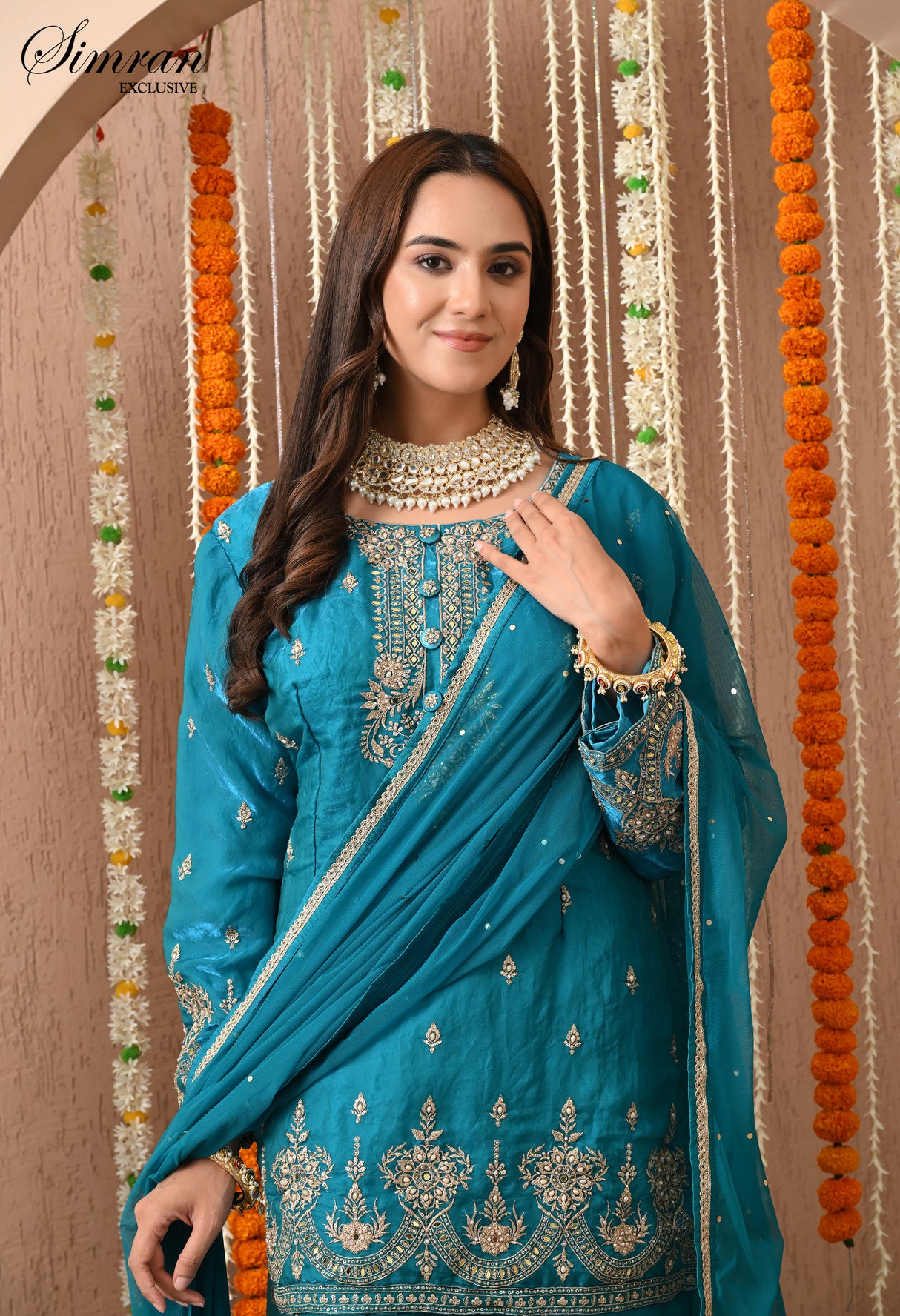 Hand Embroidery Heavy Suit