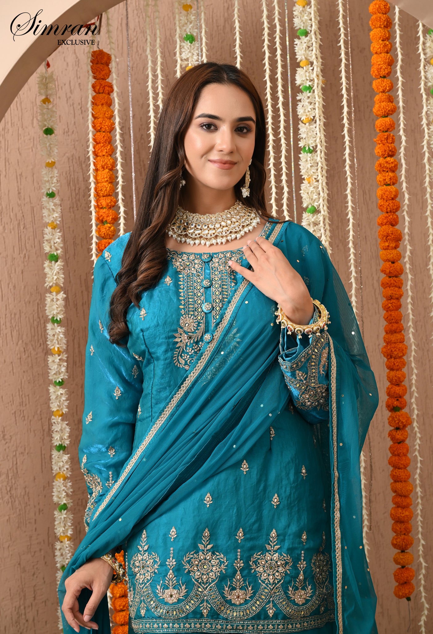 Hand Embroidery Heavy Suit