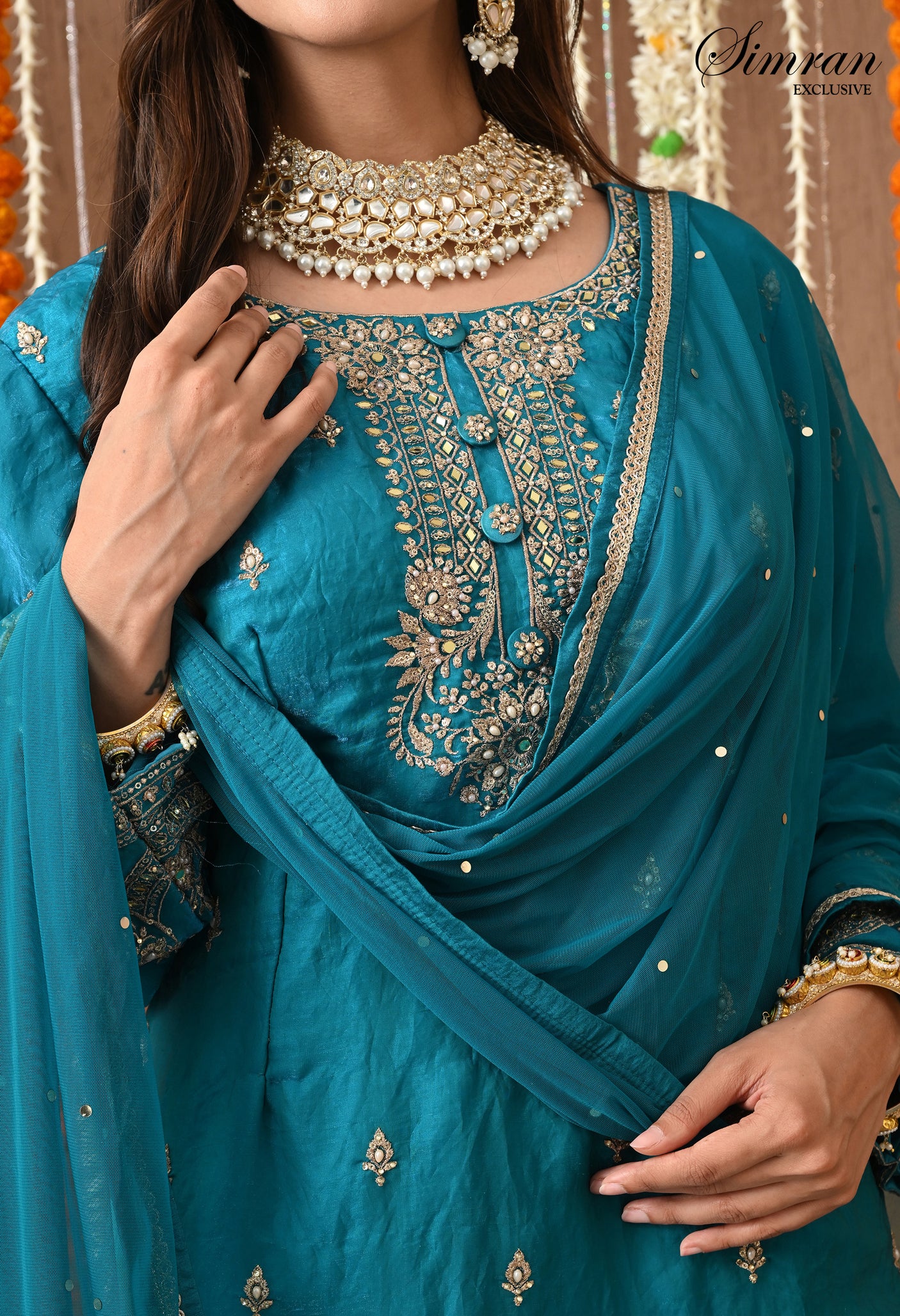 Hand Embroidery Heavy Suit