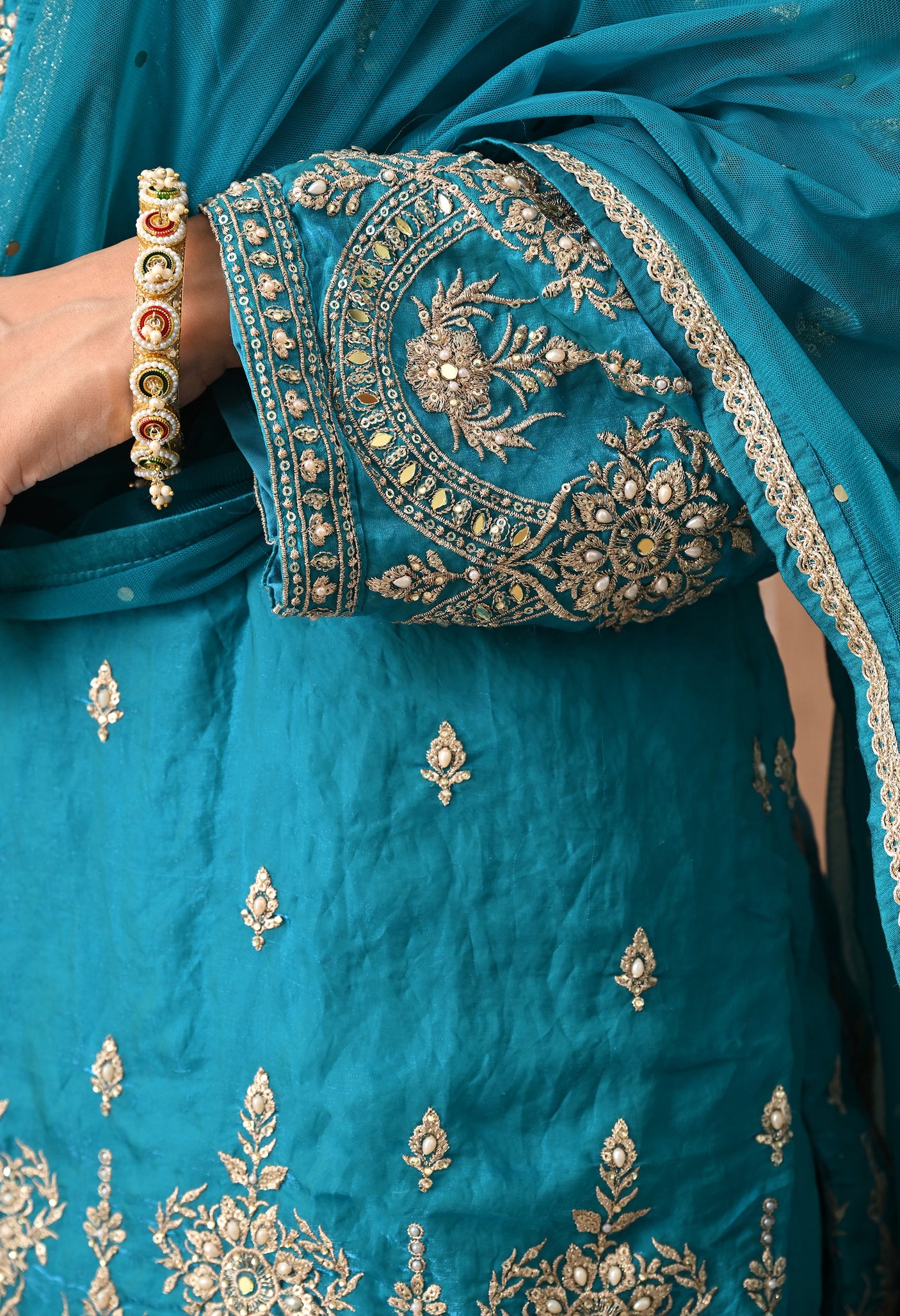 Hand Embroidery Heavy Suit