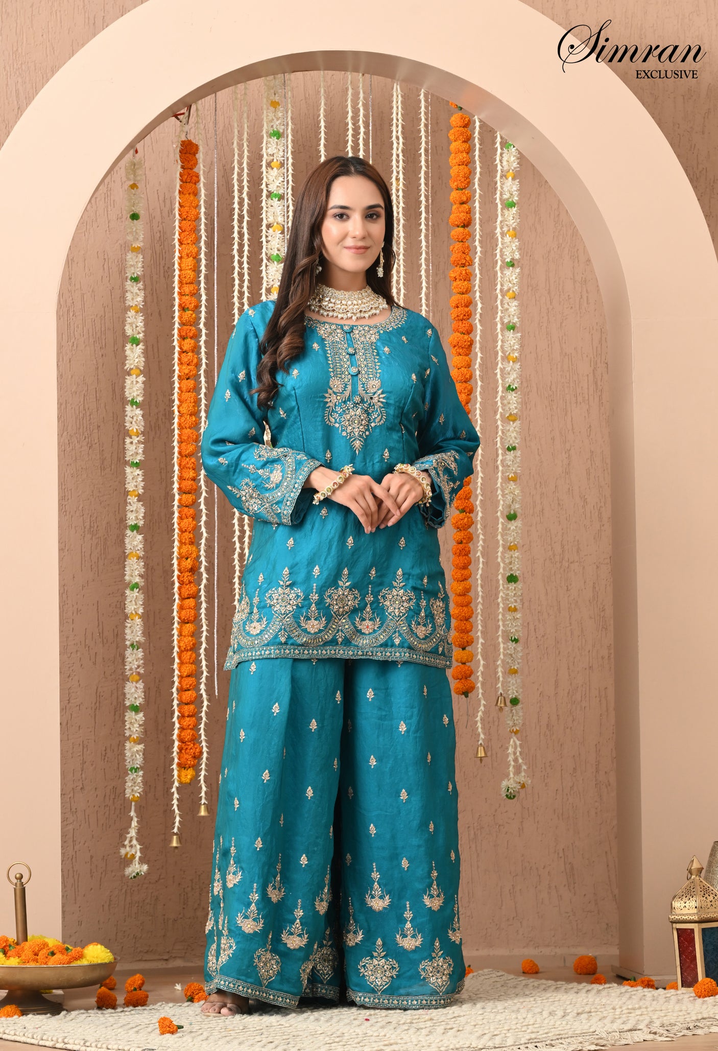 Hand Embroidery Heavy Suit