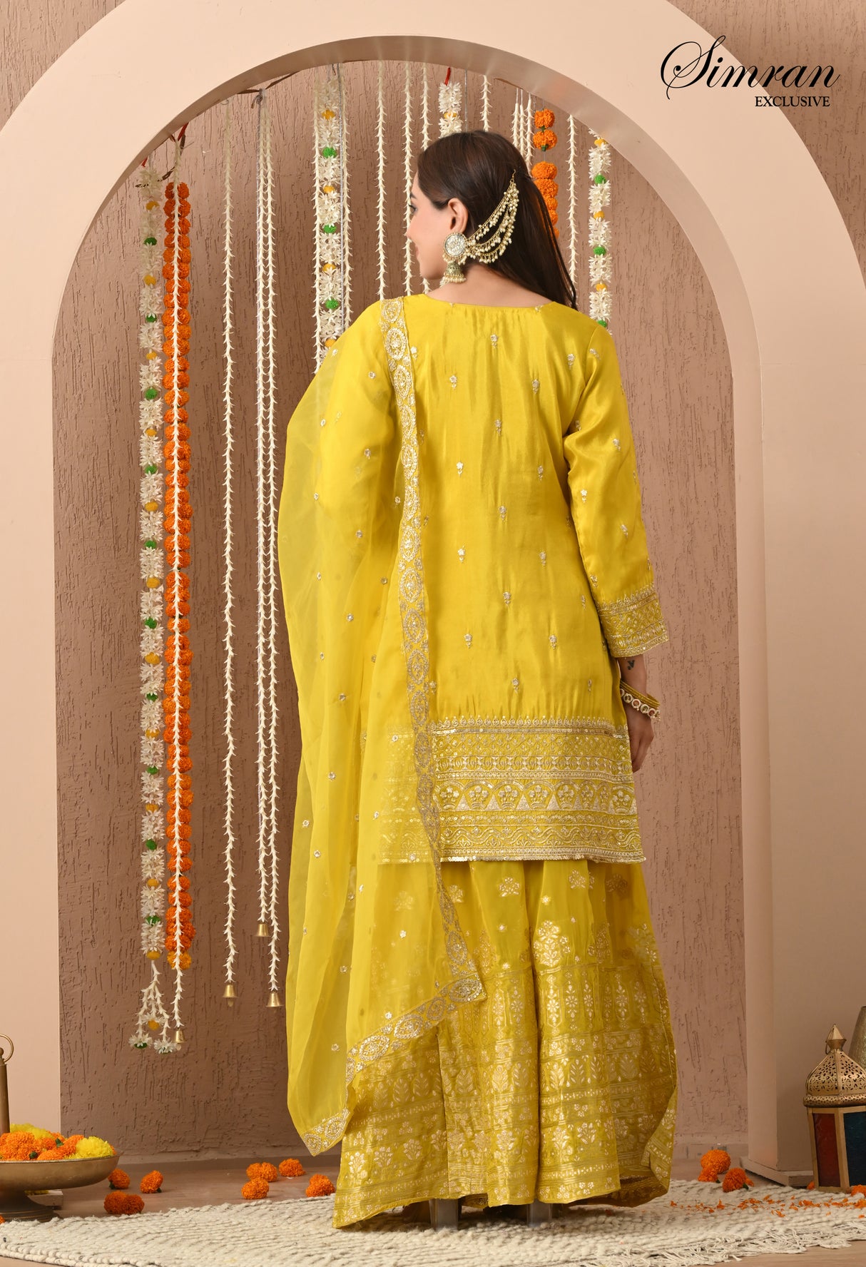 Heer Zari Heavy Work Sharara Suit
