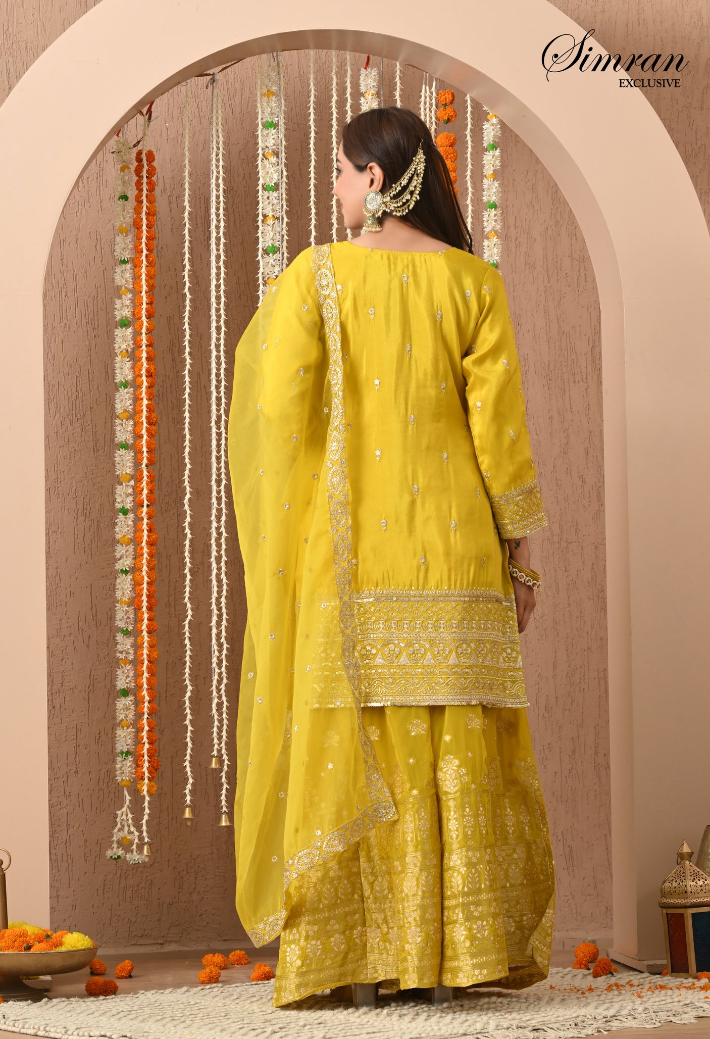 Heer Zari Heavy Work Sharara  Suit