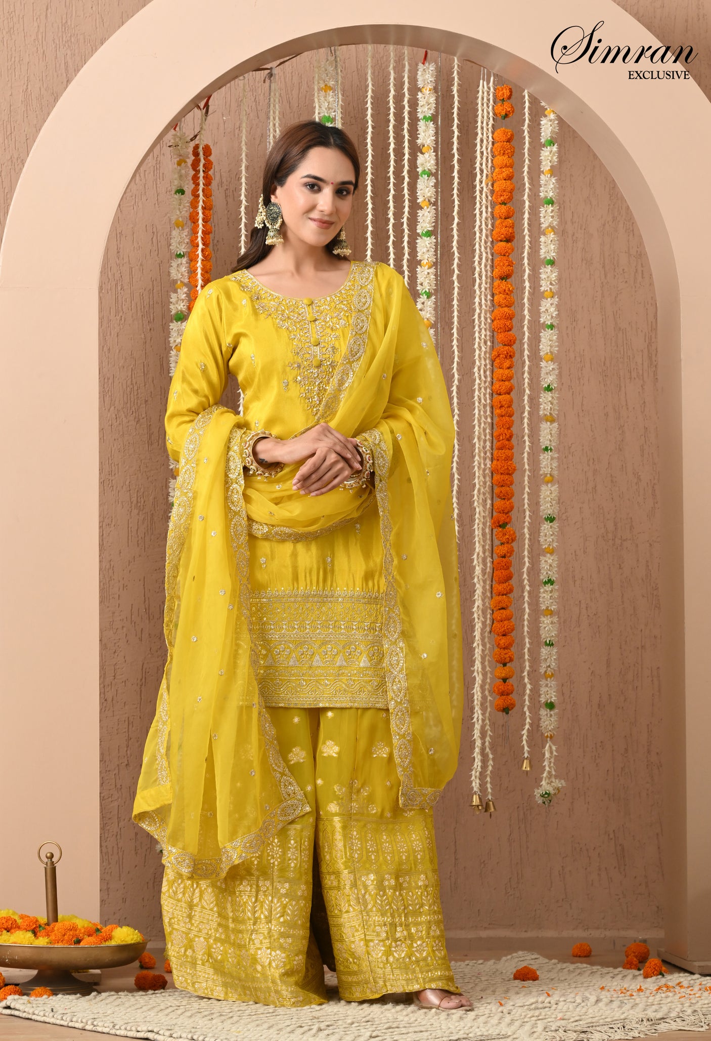 Heer Zari Heavy Work Sharara  Suit