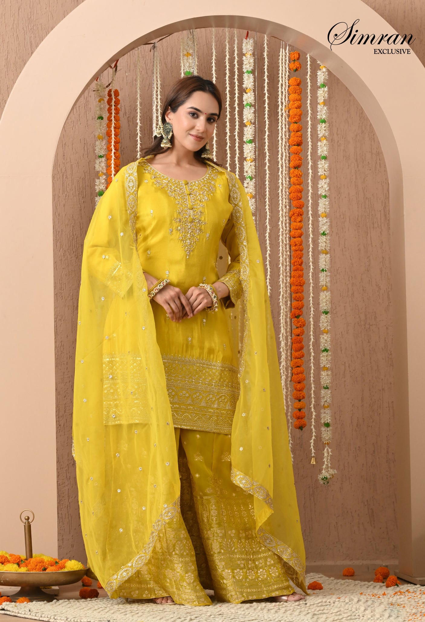 Heer Zari Heavy Work Sharara  Suit