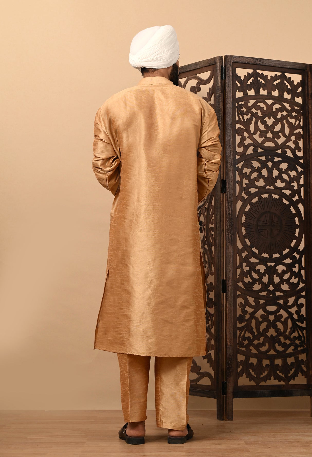 Dark Brown Kurta Pajama