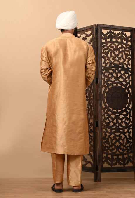Dark Brown Kurta Pajama