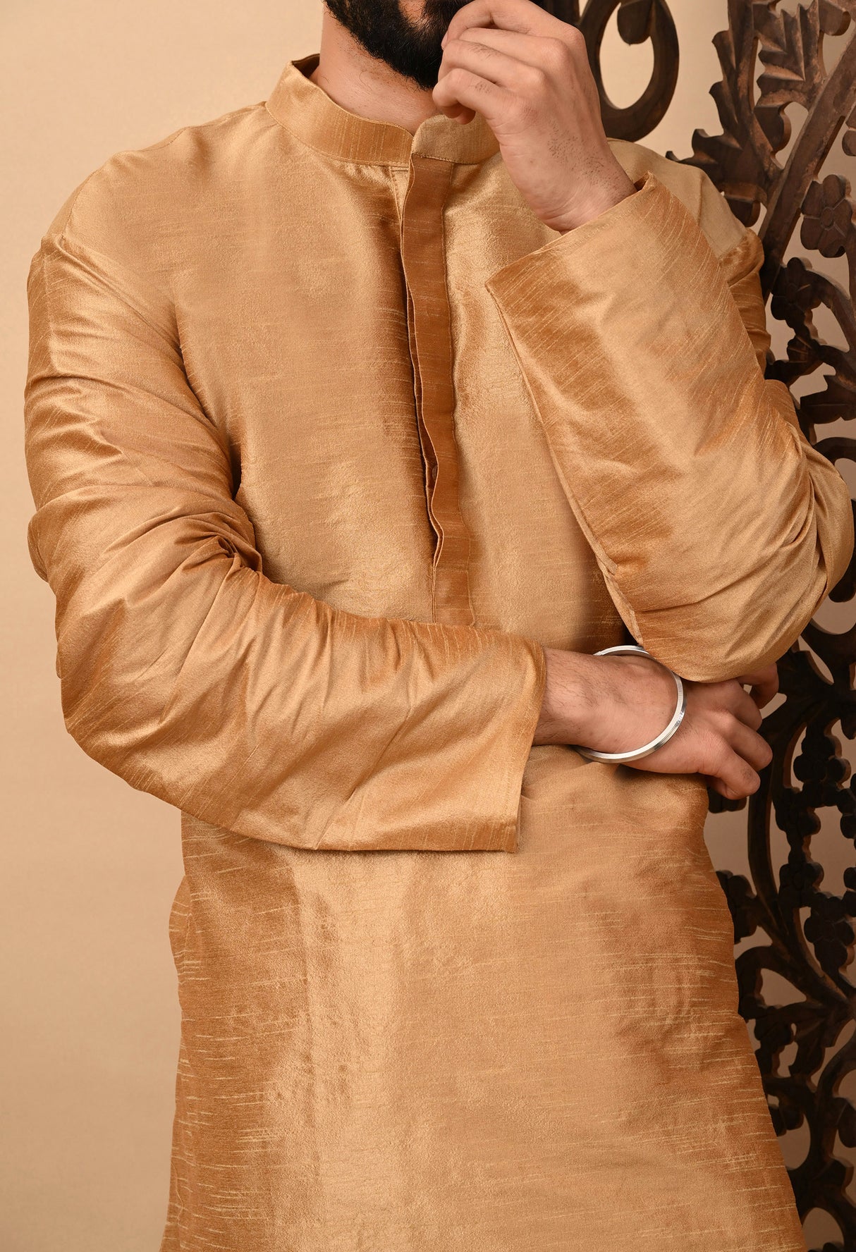 Dark Brown Kurta Pajama