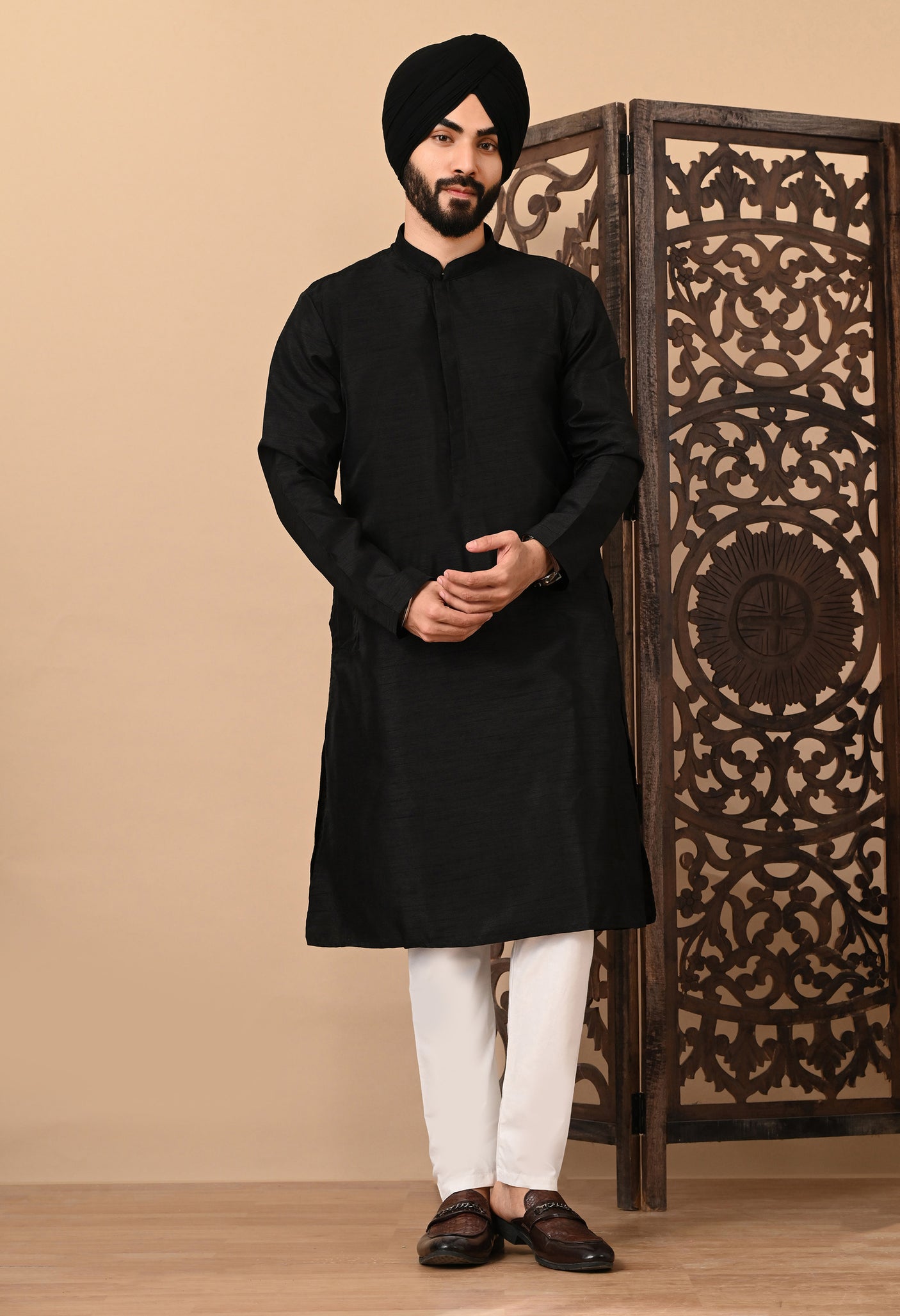 Solid Plain Kurta Pajama