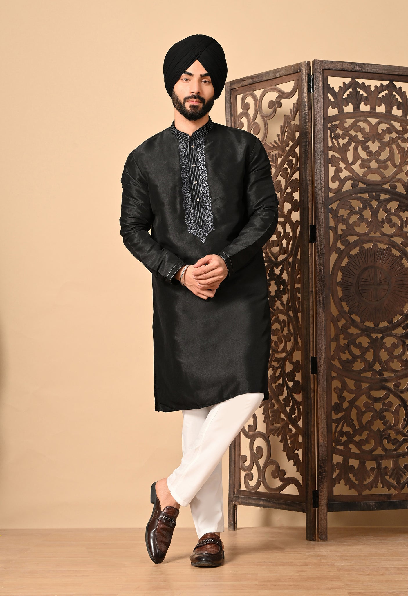 Solid Kurta Pajama