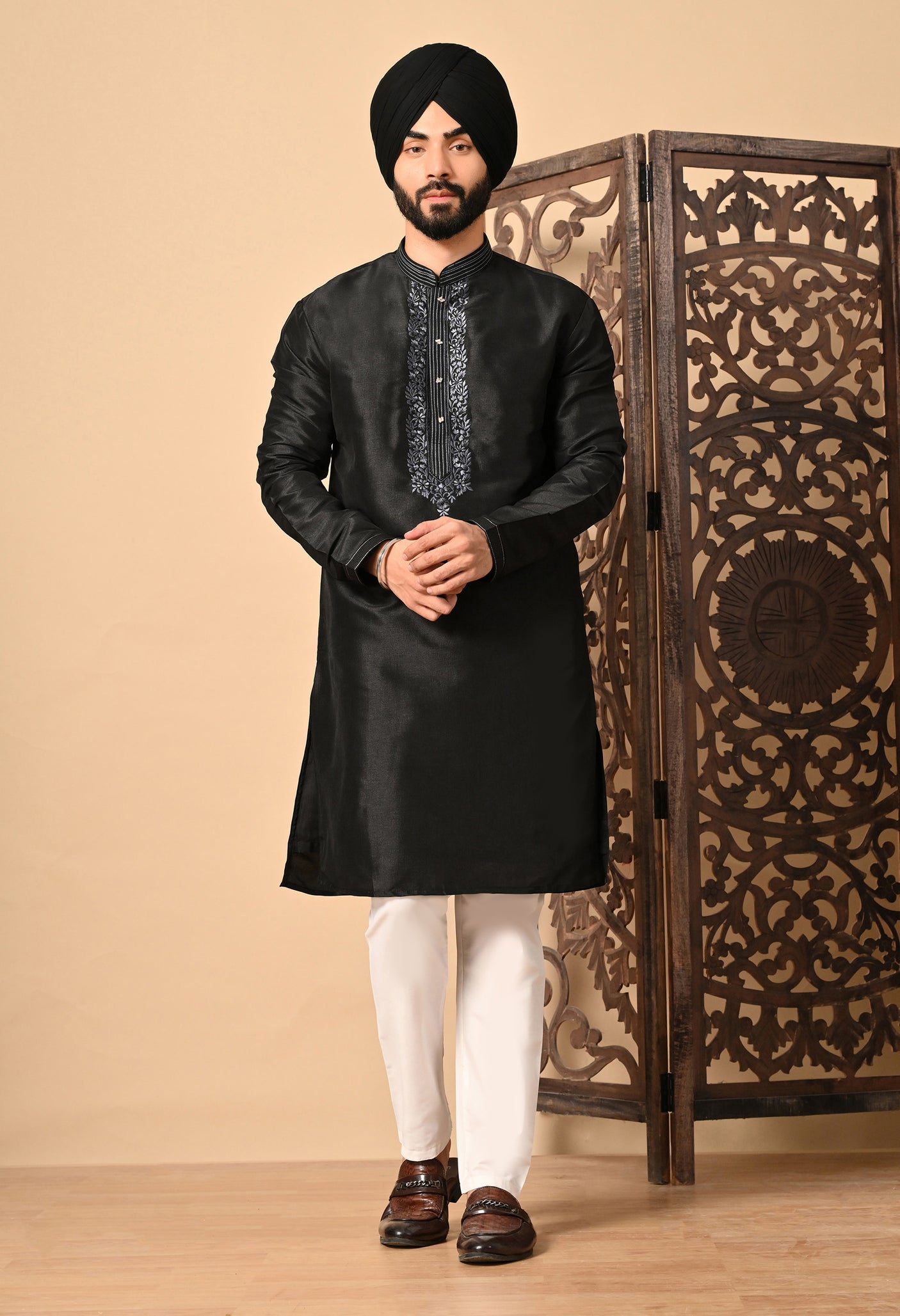 Solid Kurta Pajama