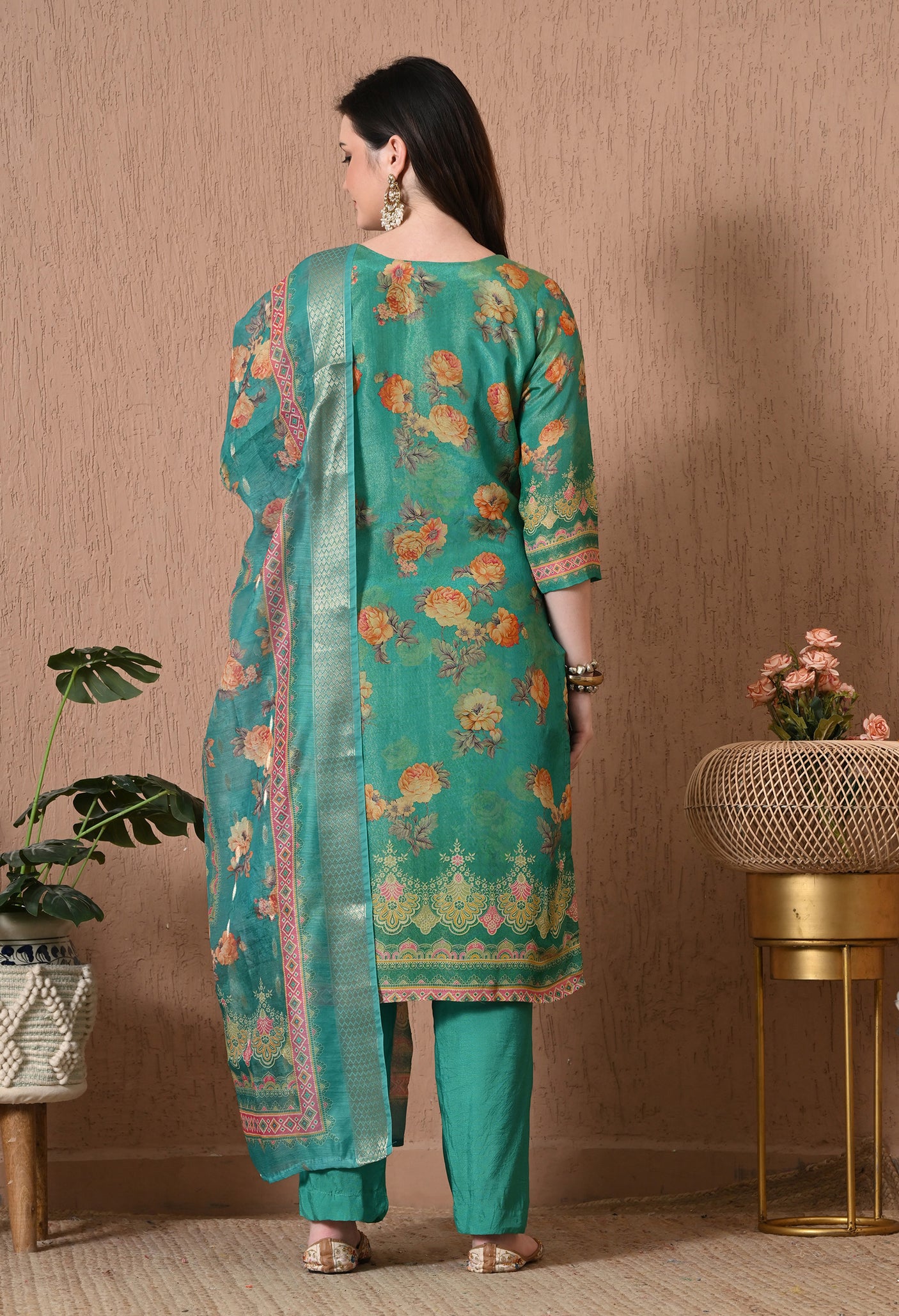 Floral Mirage Printed Suit Set