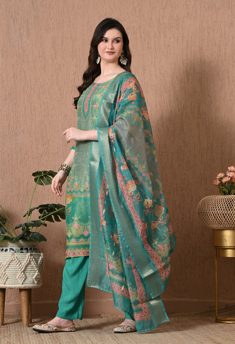 Floral Mirage Printed Suit Set