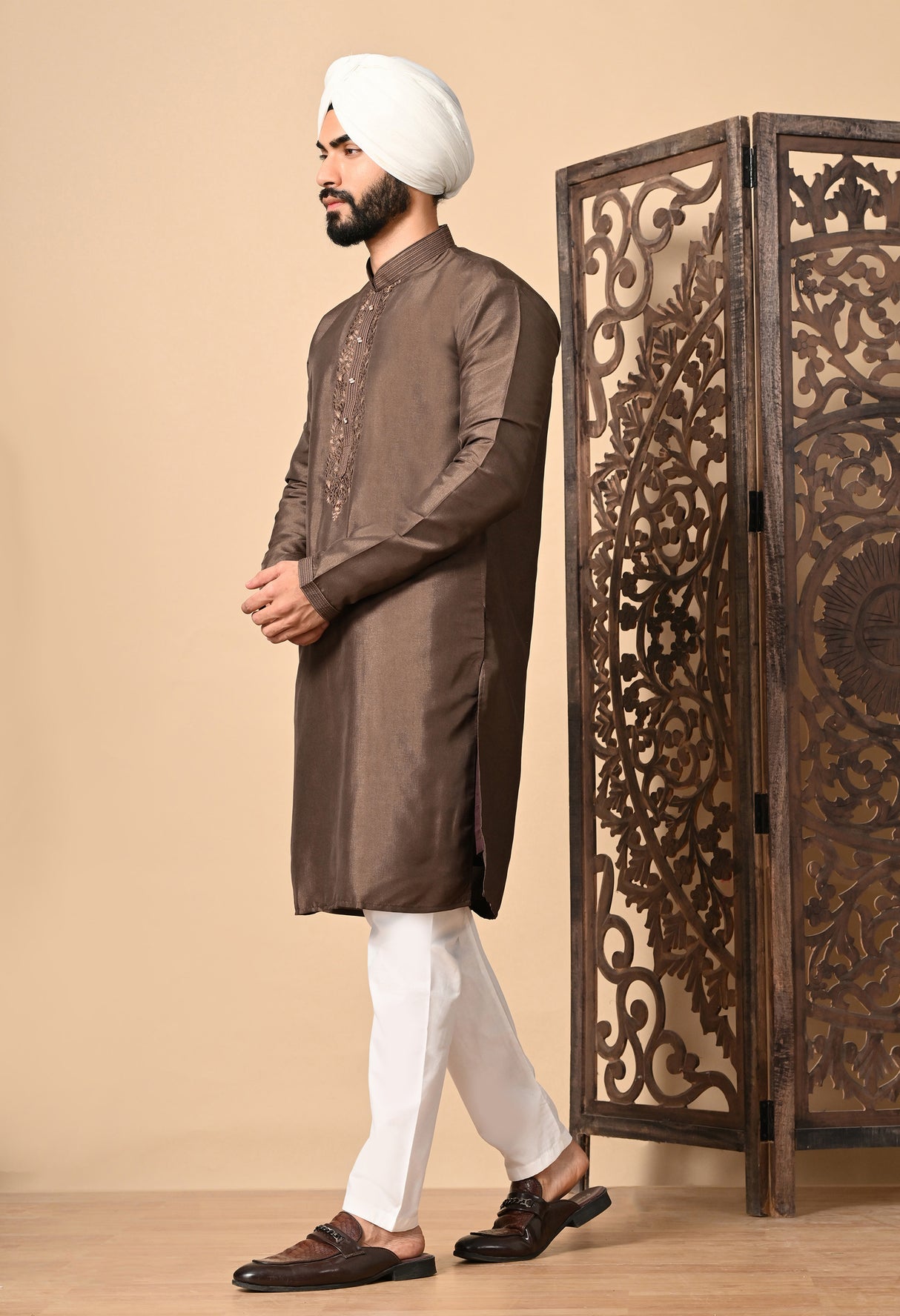 Solid Kurta Pajama