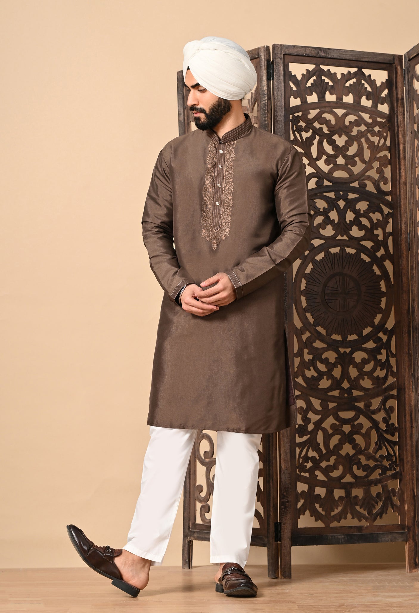 Solid Kurta Pajama