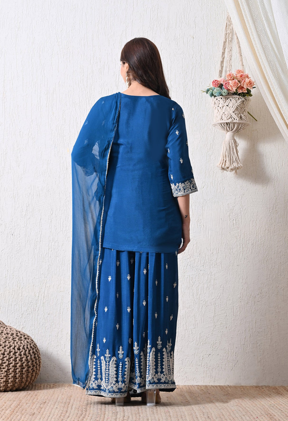 Amber Jaal Sharara Set