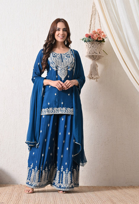 Amber Jaal Sharara Set