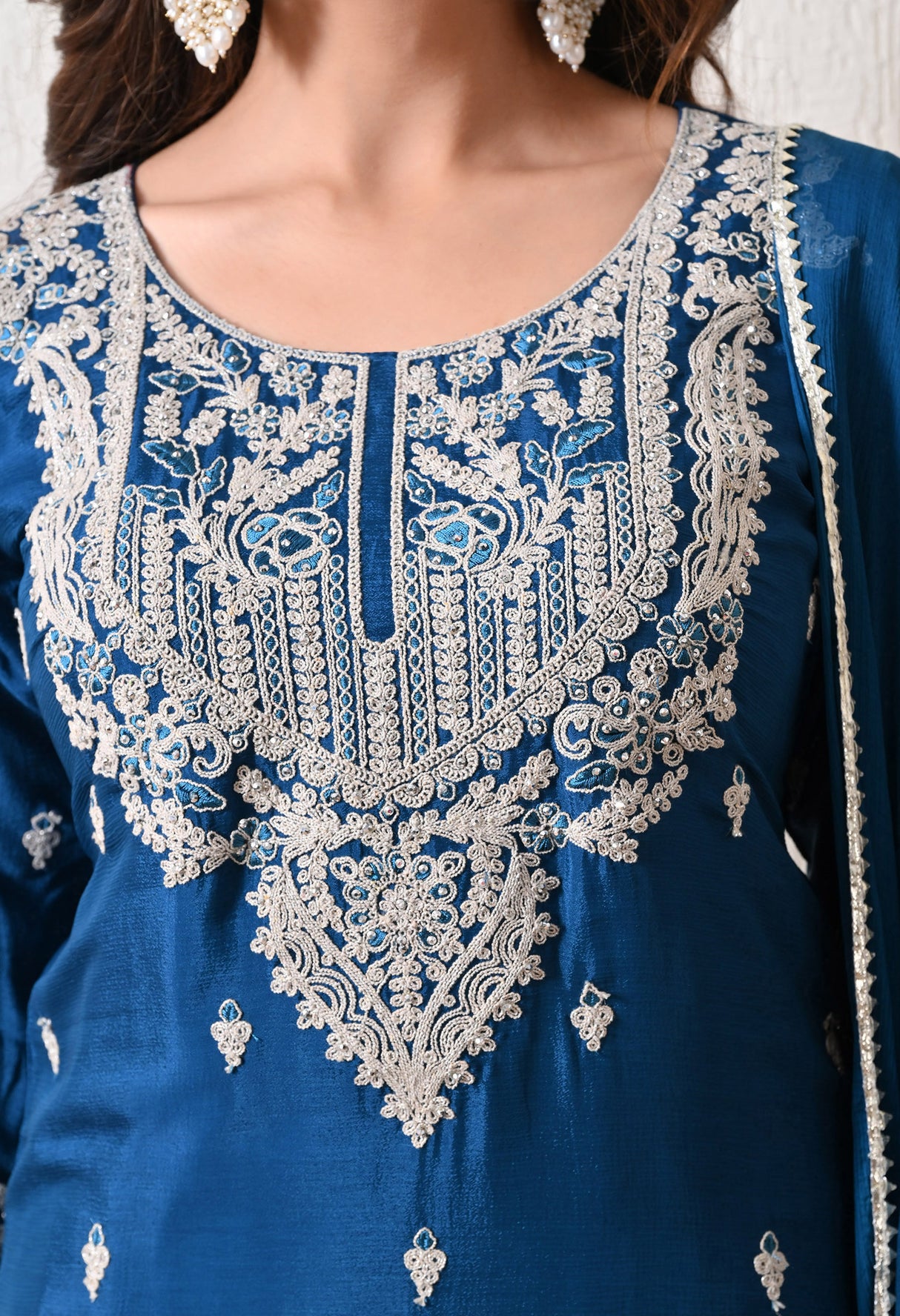 Amber Jaal Sharara Set