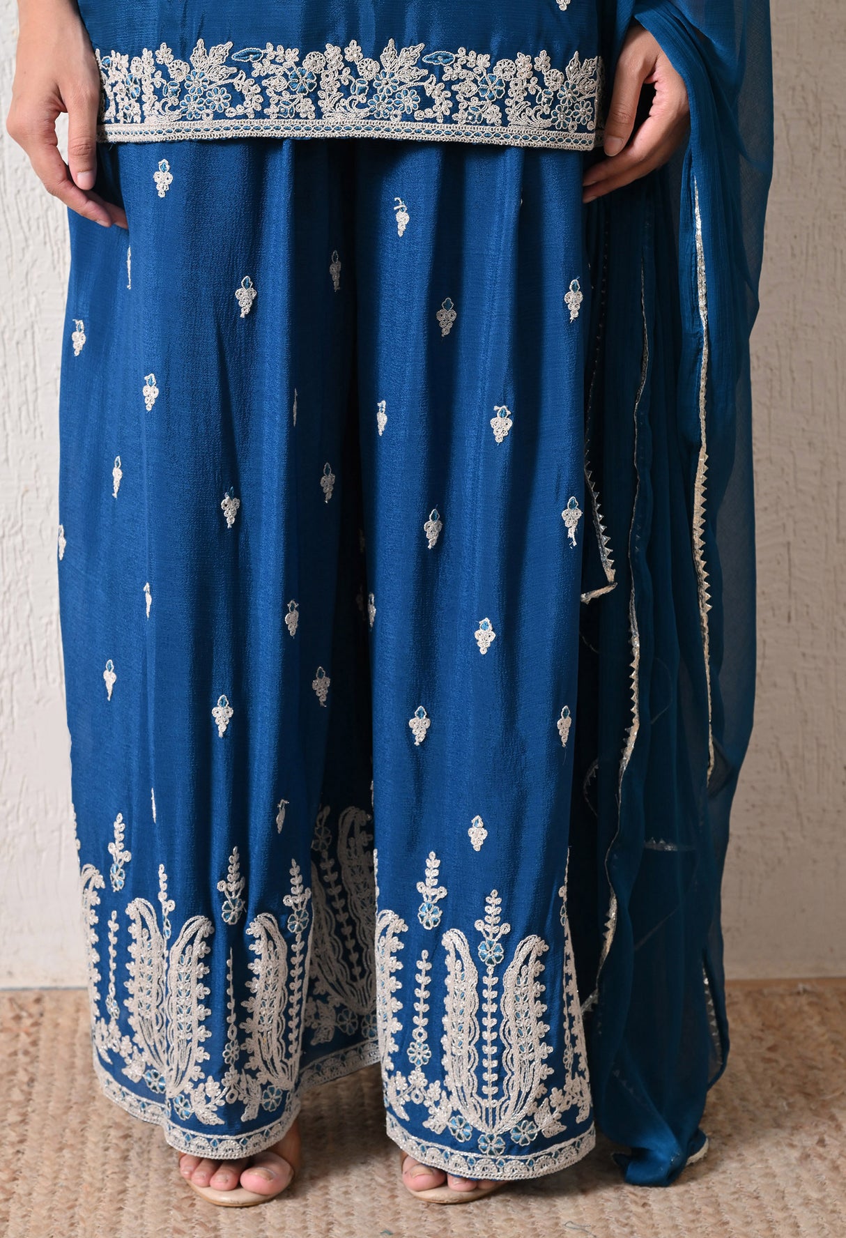 Amber Jaal Sharara Set