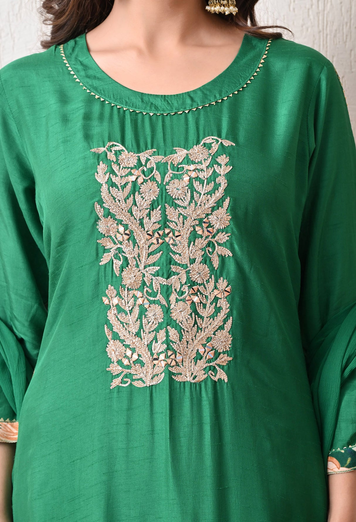 Zehra Noir Zari Suit